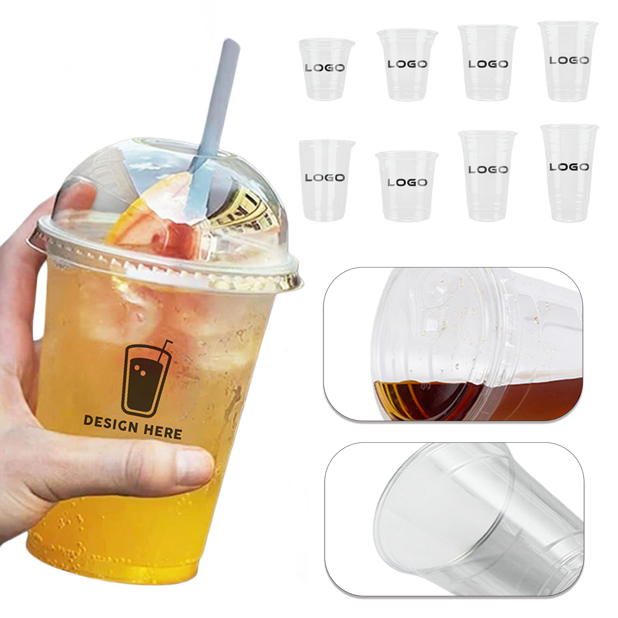Clear Cold Drink Takeaway Cups 2