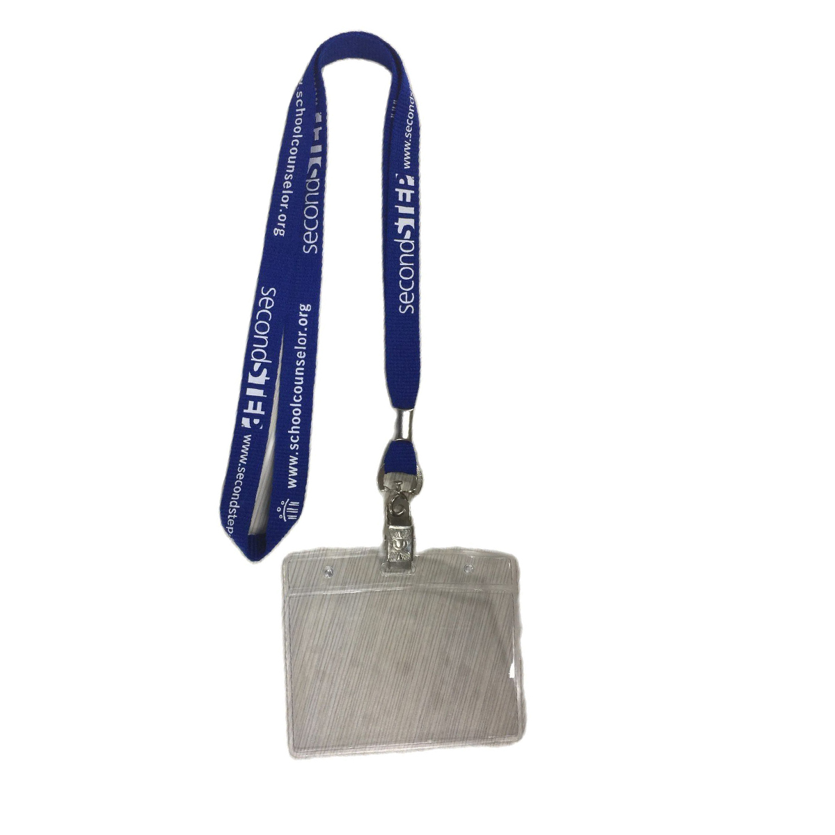 Lanyard with Clear Vinyl Badge Holder
