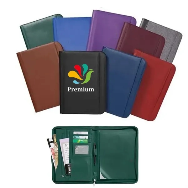 Deluxe Padfolio Leather for employee onboarding gifts