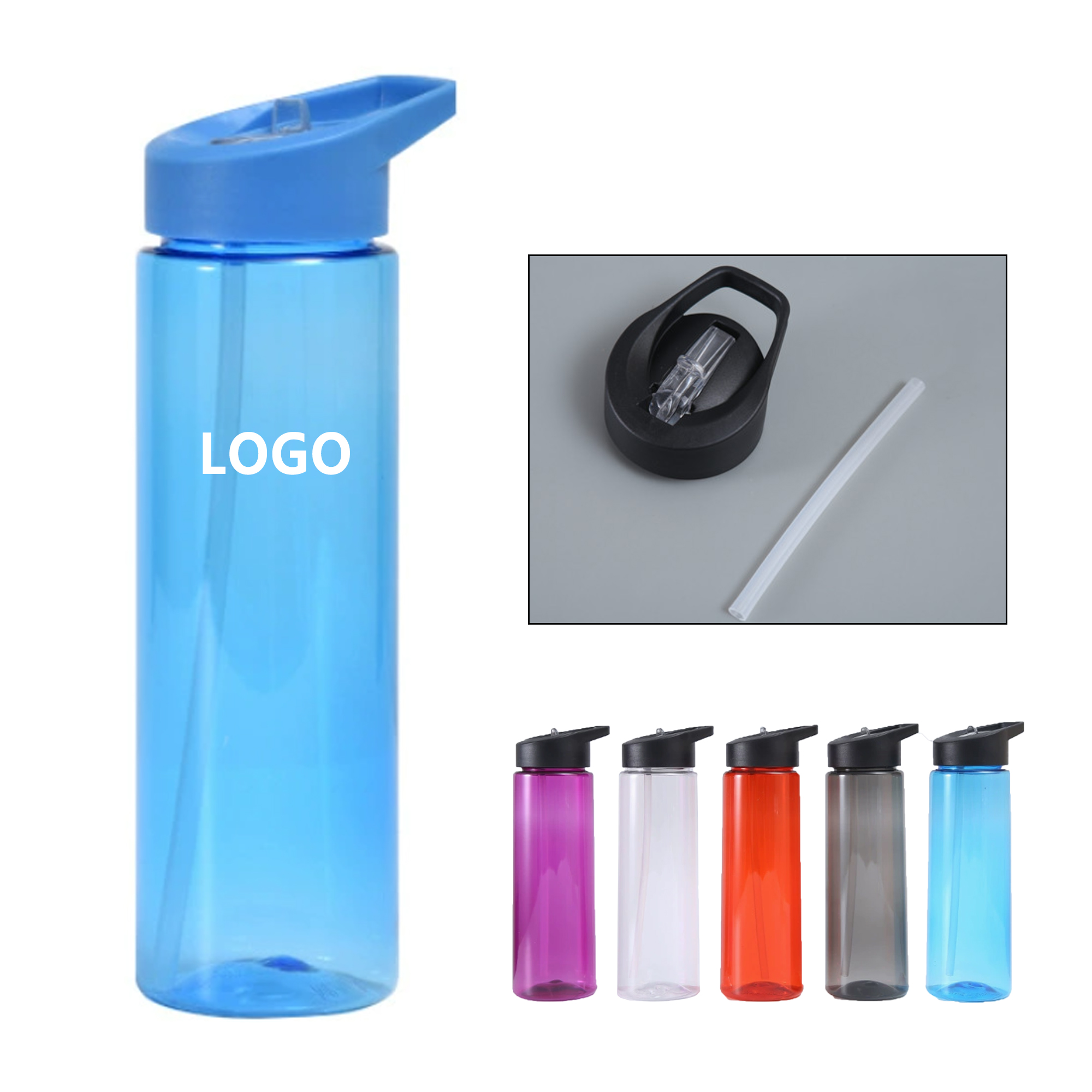 24 oz. Plastic Water Bottles