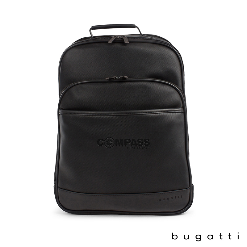 bugatti backpack leather Branded Vegan leather backpack from the Gin Bugatti Contrast Collection Backpack -