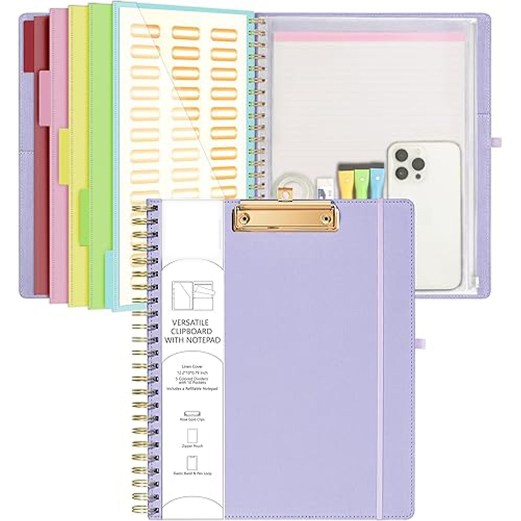 Portable Clipboard Combination With Folder And Notepad 34