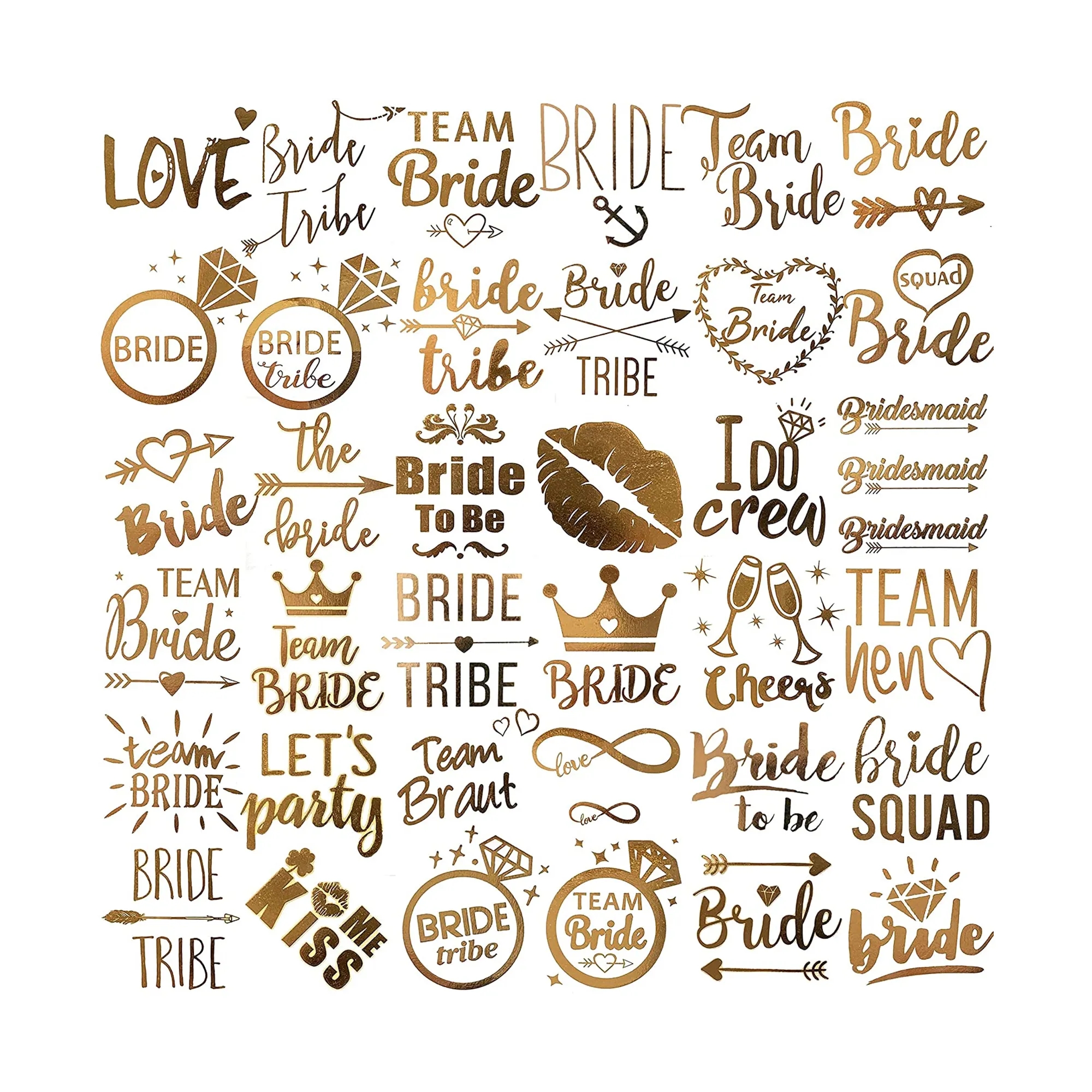 MOQ100 Custom Tattoo Face Stickers