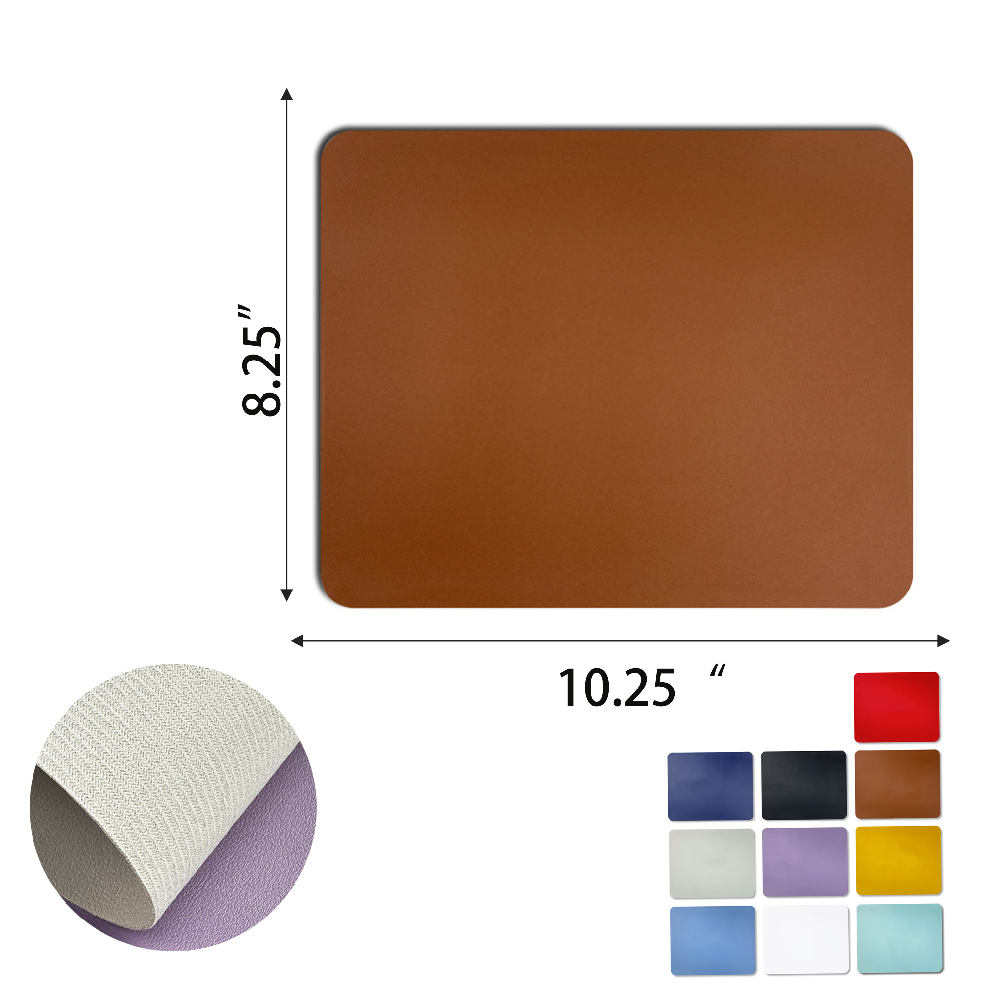 PU Leather Mouse Mat MOQ 50 5