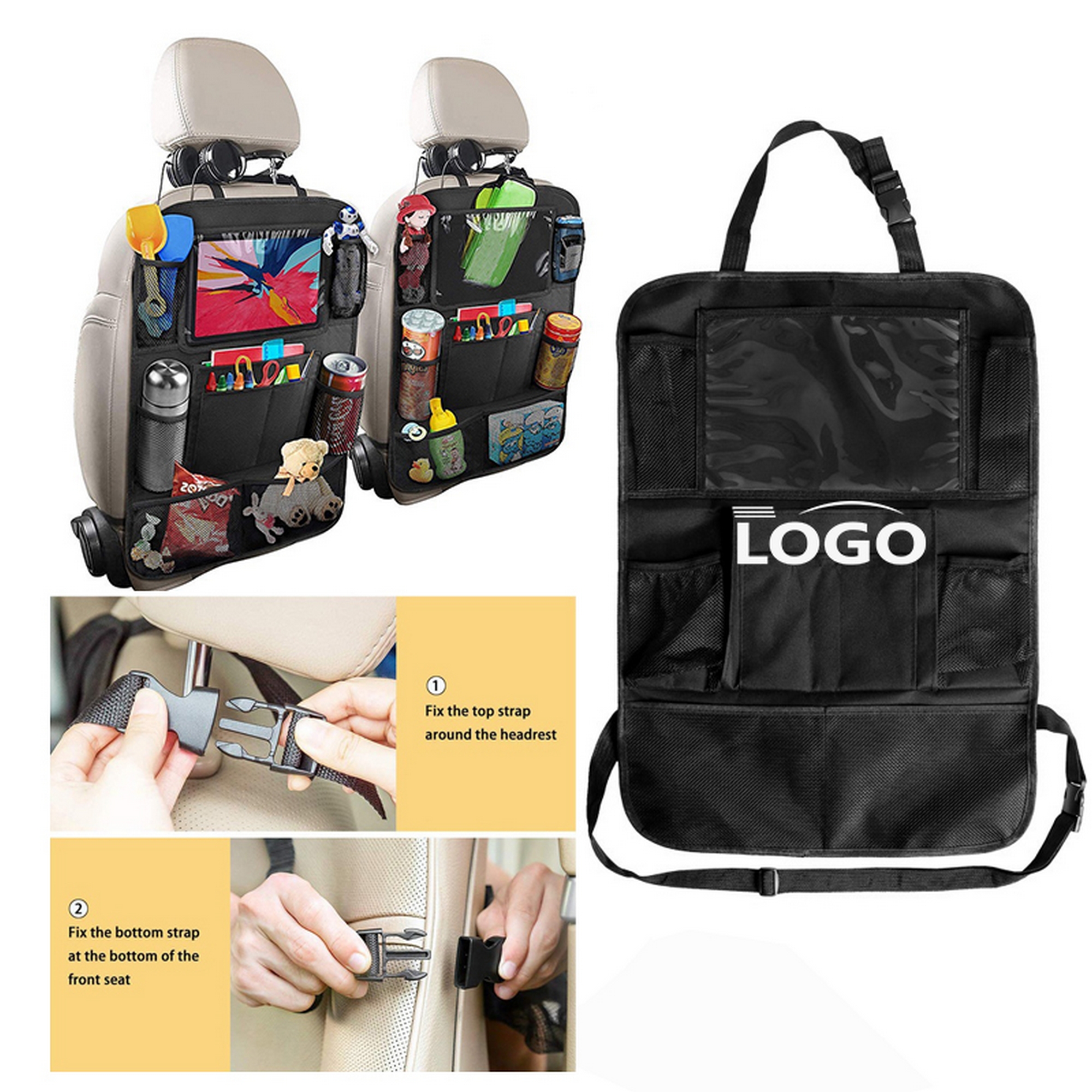 Multifunctional Storage Bag For The Rear Seat Of The Car 7