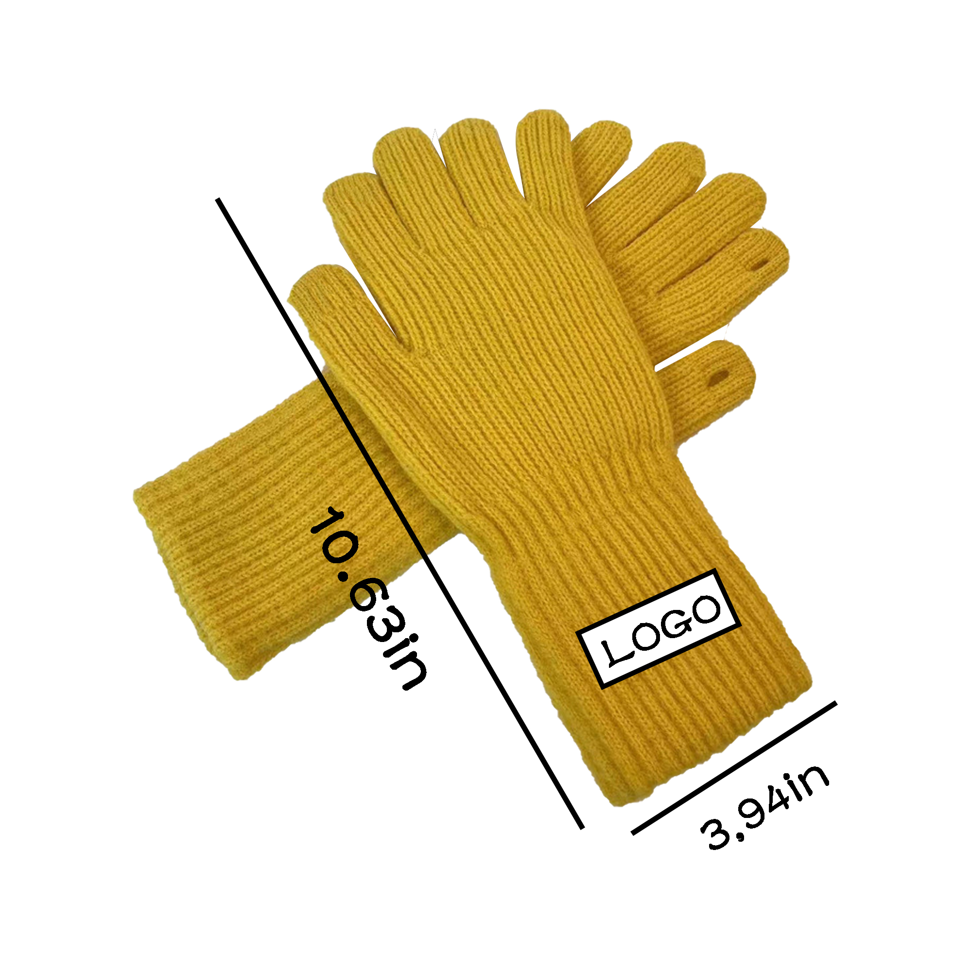 MOQ 100 PCS Knit Touchscreen Gloves 5
