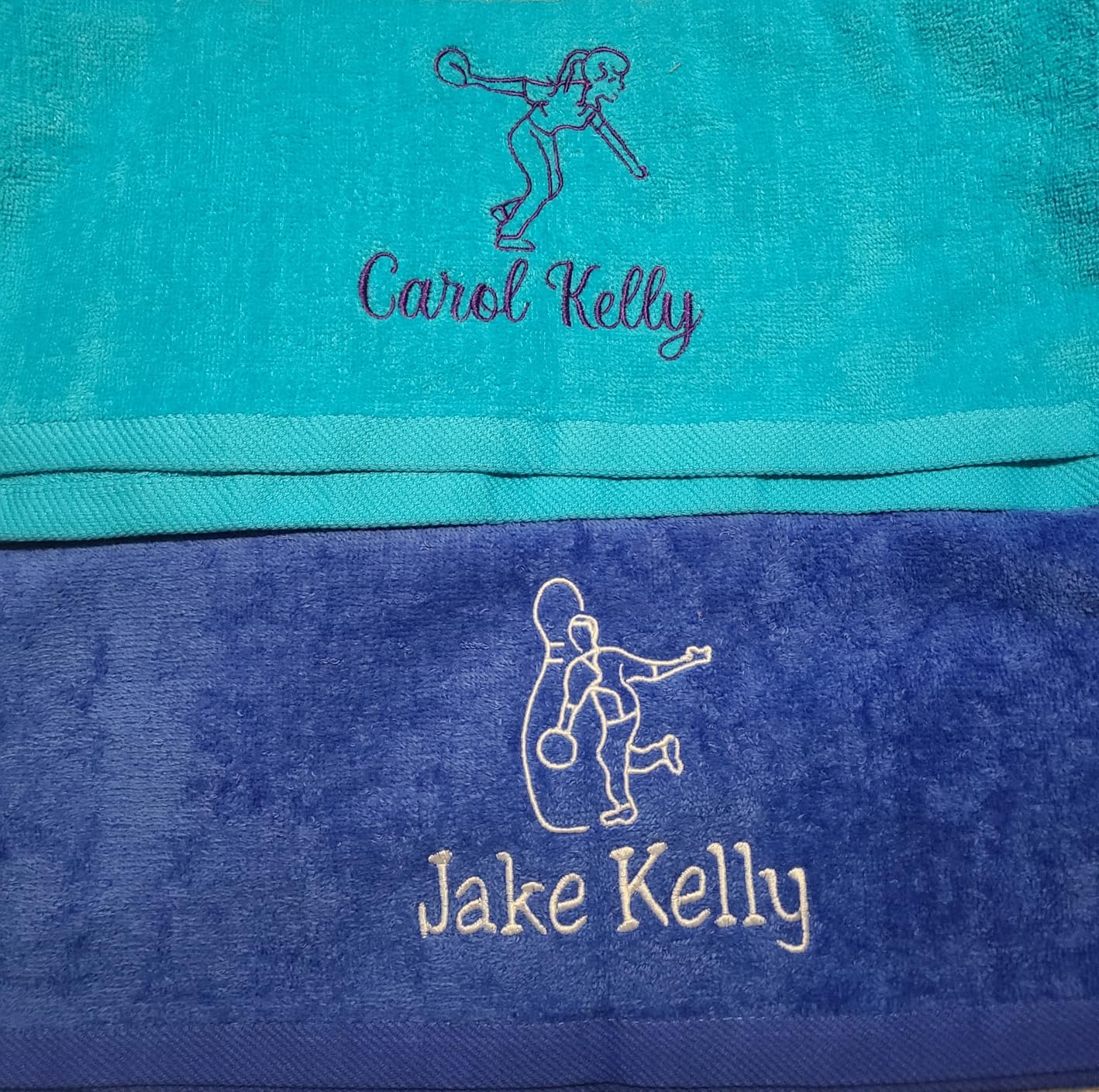 11"x18" Cotton Golf Towel W/ Hook 6