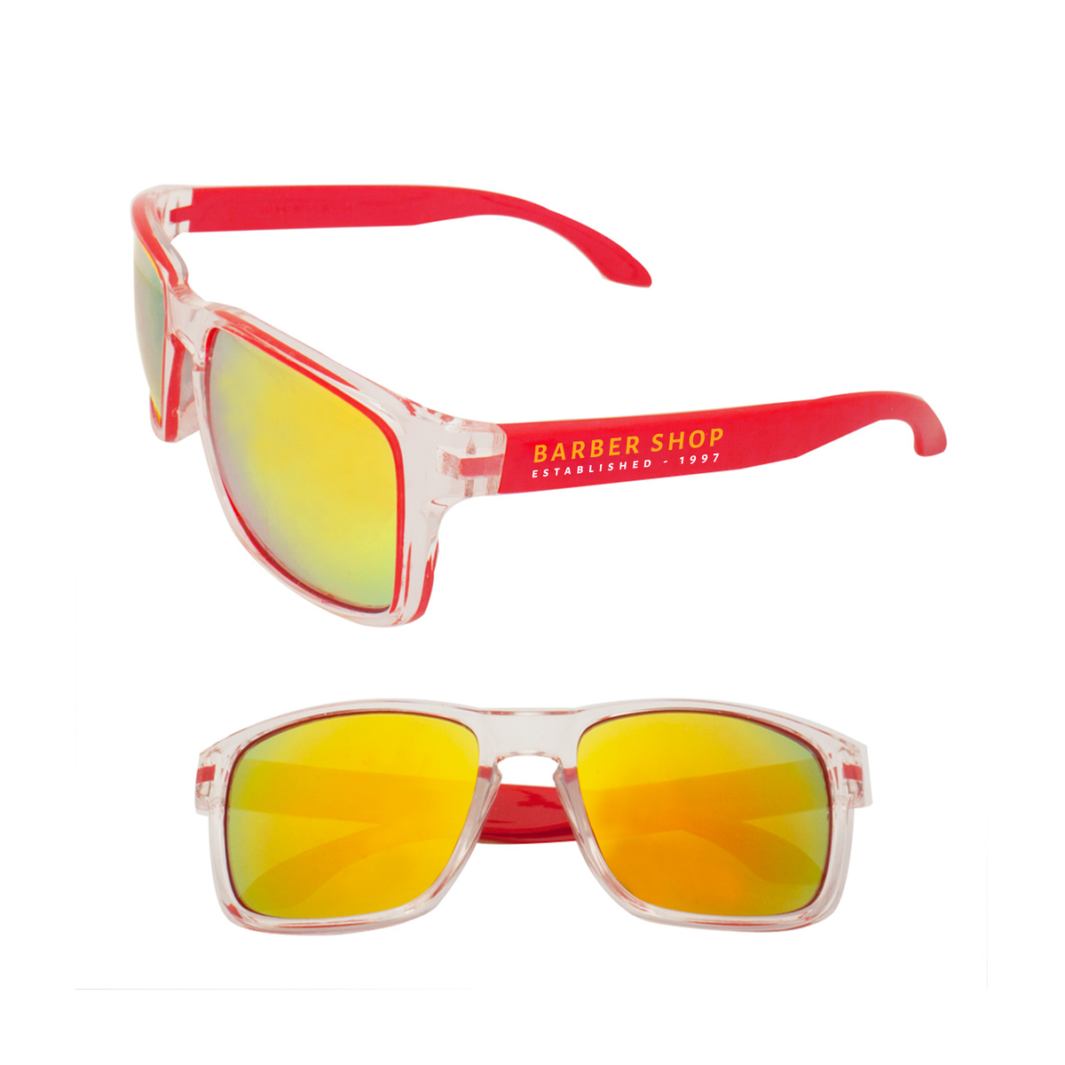 Mirror Lens Sunglasses (2 Color Imprint)