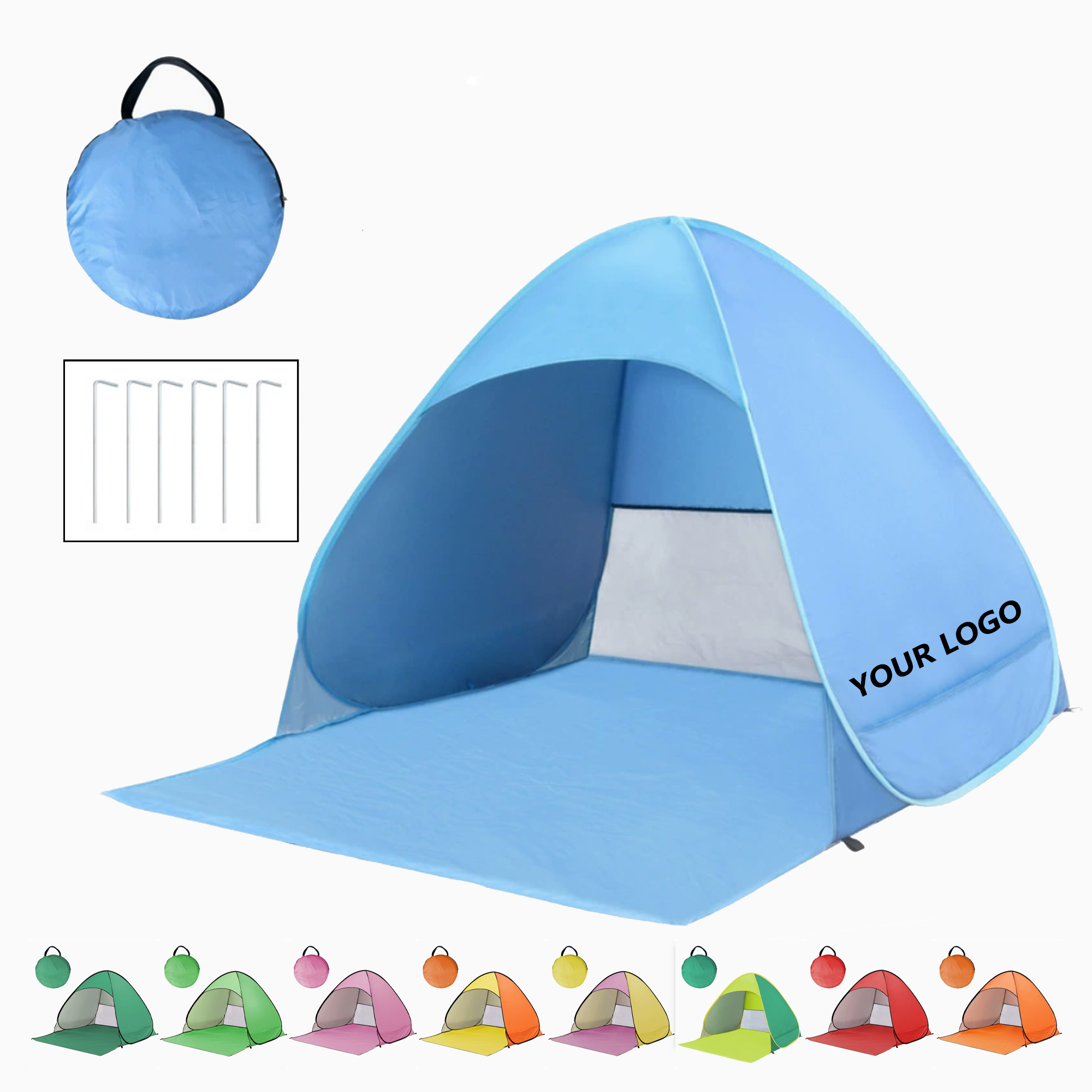 Sun Protection Foldable Pop Up Beach Tent 2