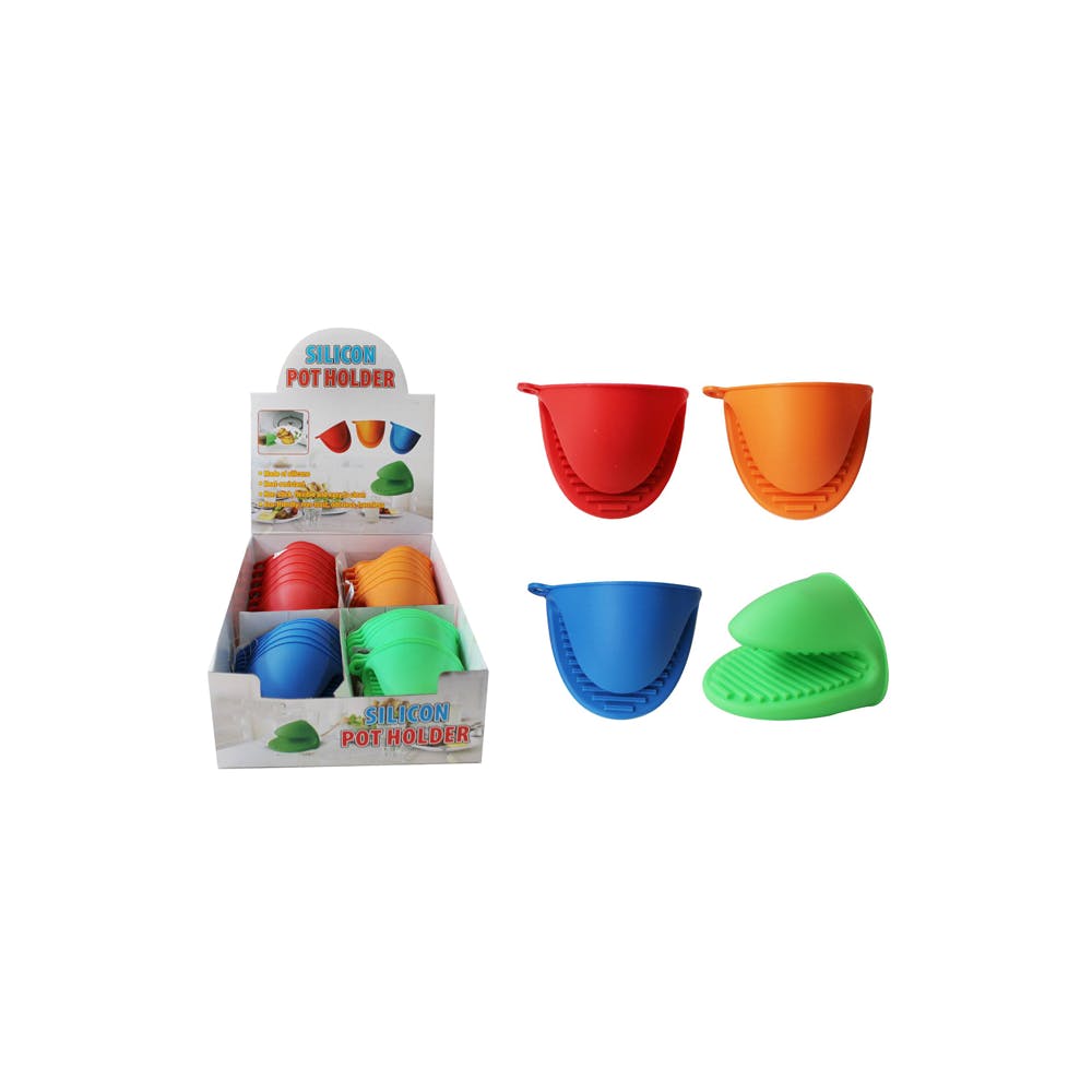 Silicone Pot Holders Assorted 3