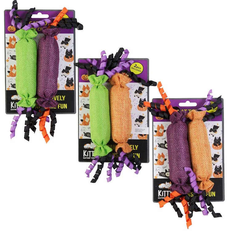 Halloween Candy Crinkle Cat Toys - Assorted 2 Packs 3