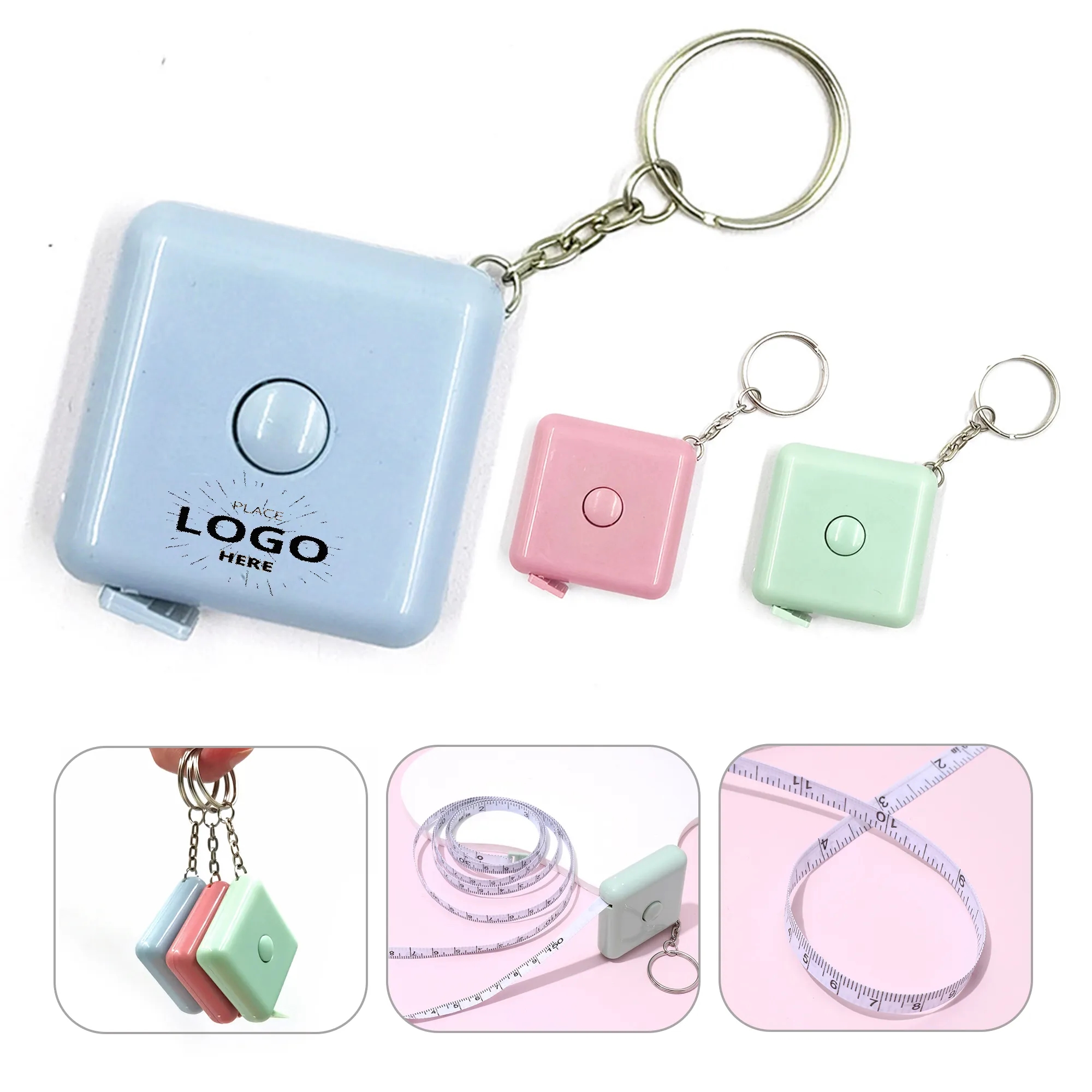 Tape Measure Key Chain