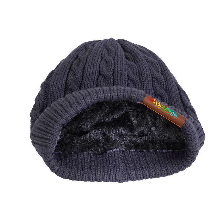 "THE COZY" Cable Knit Beanie With Fluffy Soft Lining 21