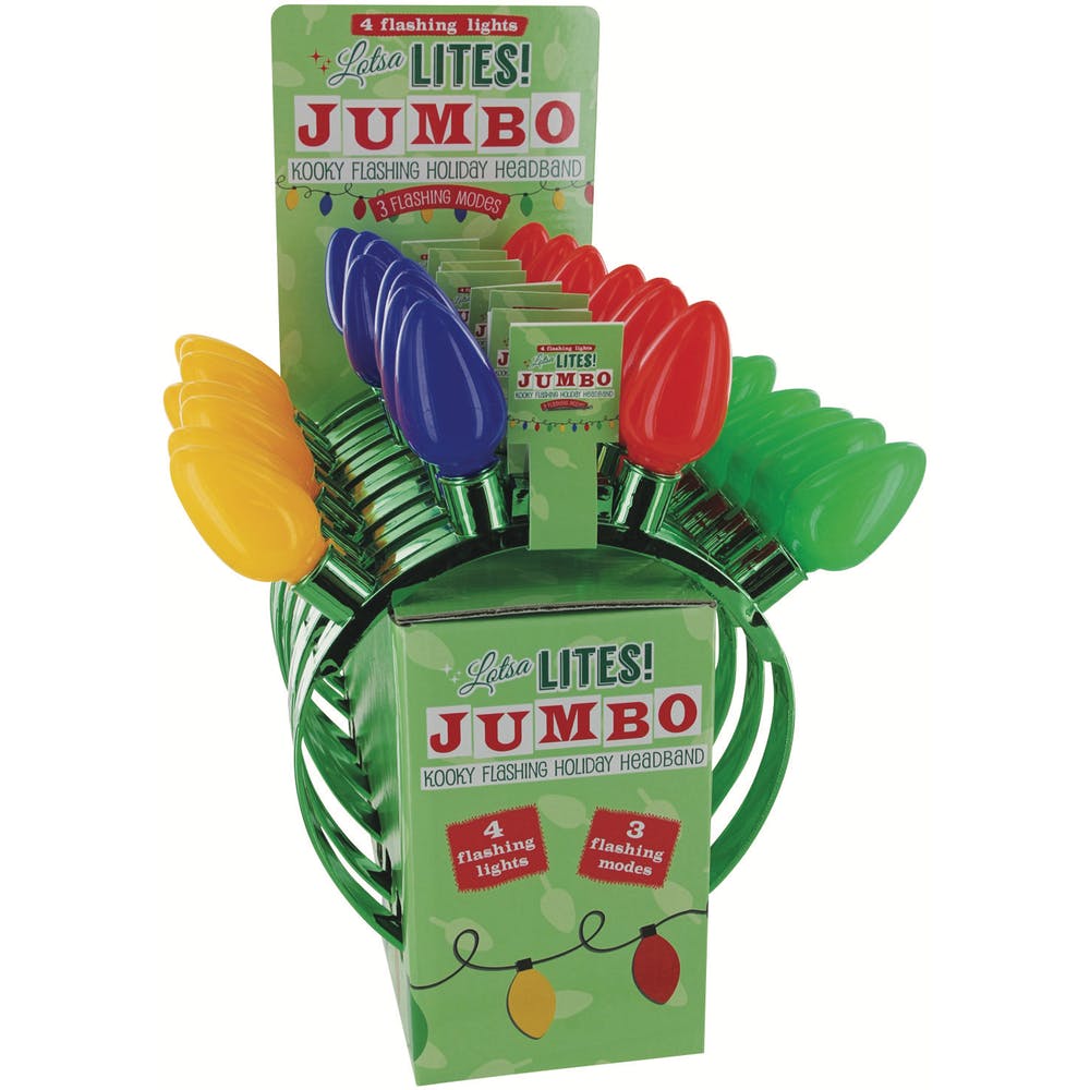 Christmas Jumbo Light Headbands 3