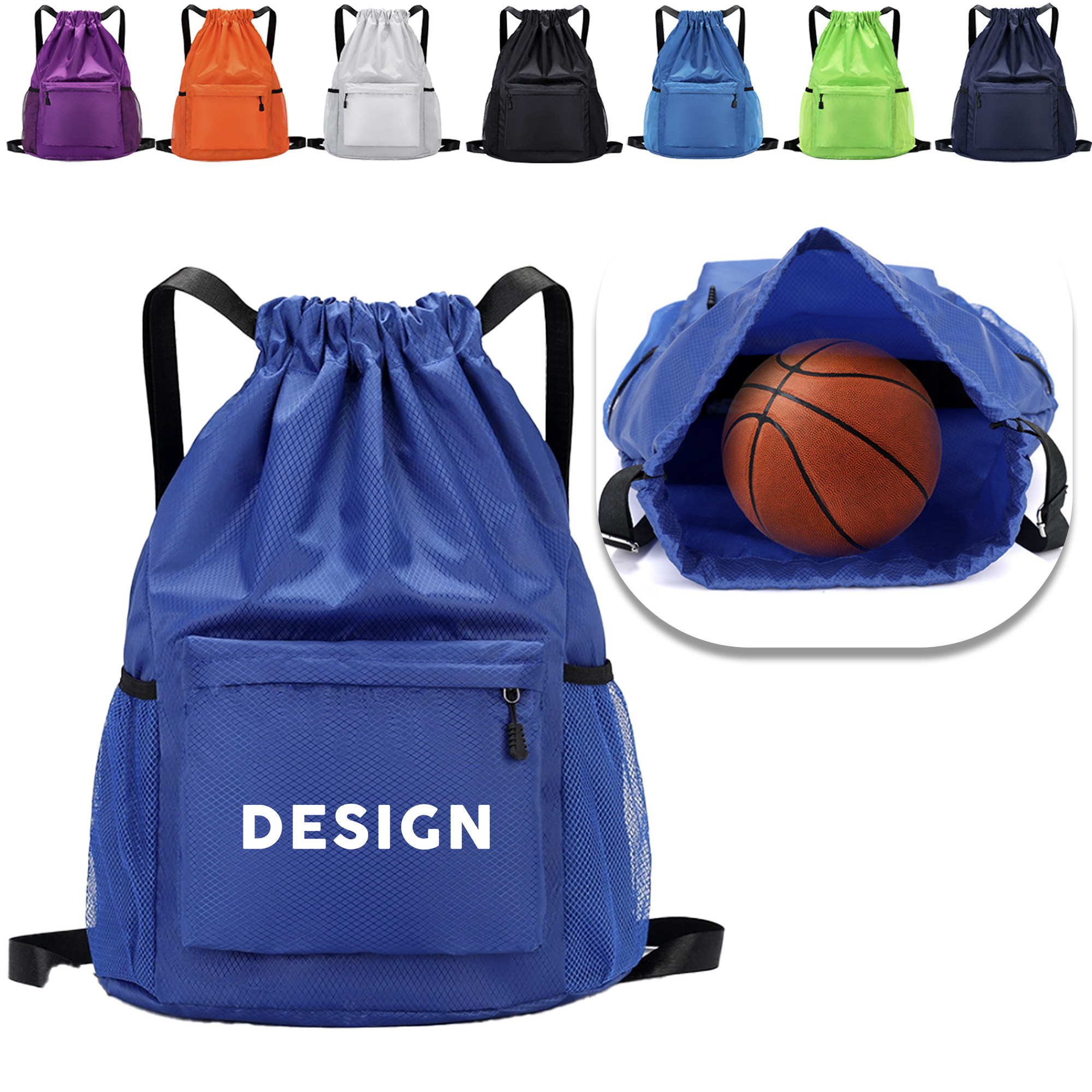 18 by 15 Inch Leisure Drawstring Backpack 1