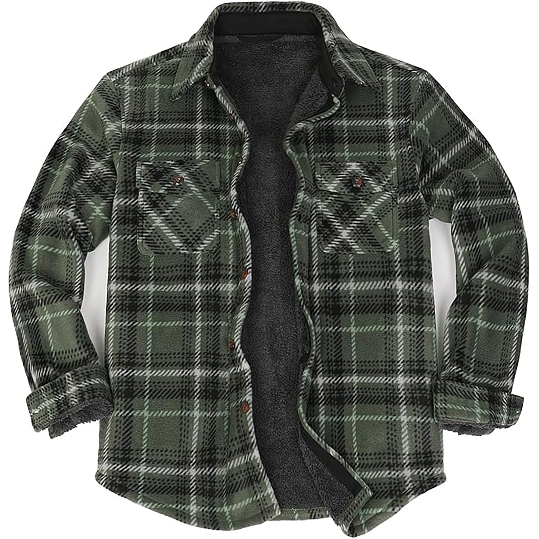 Men's Flannel Shirt Jacket 81