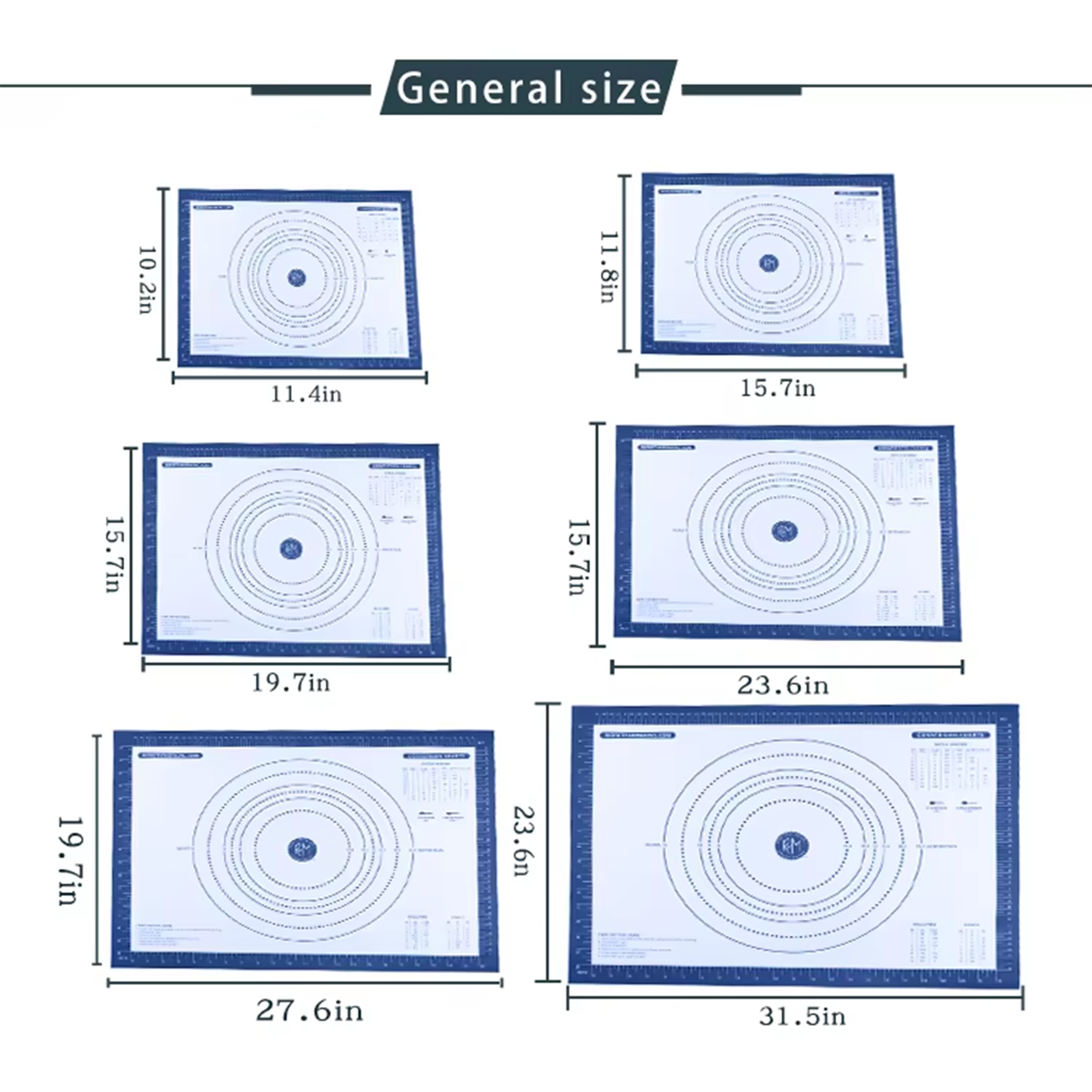 Nonstick Silicone Pastry Baking Large Mat 22