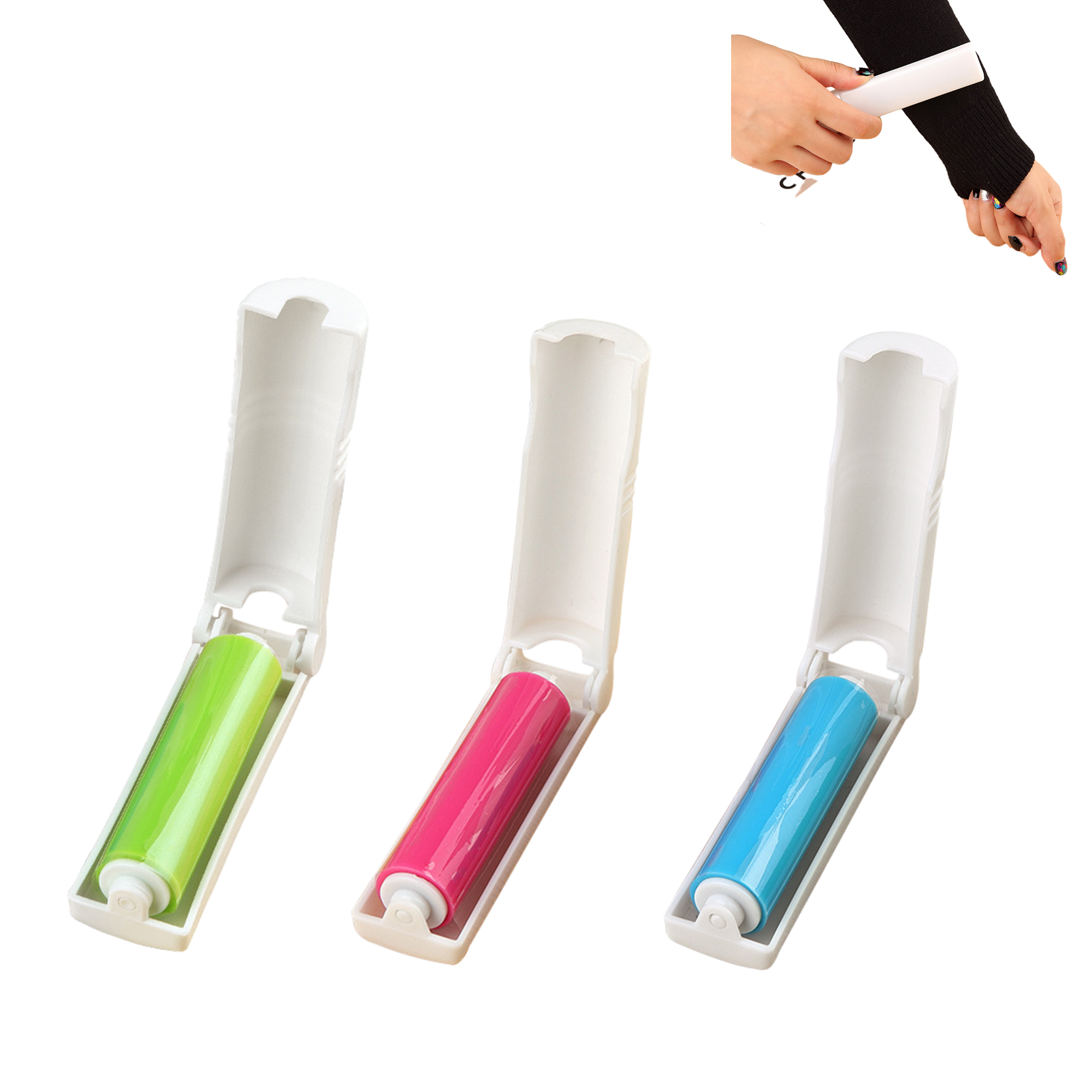 Portable Folding Reusable Sticky Dust Cleaning Tool 3