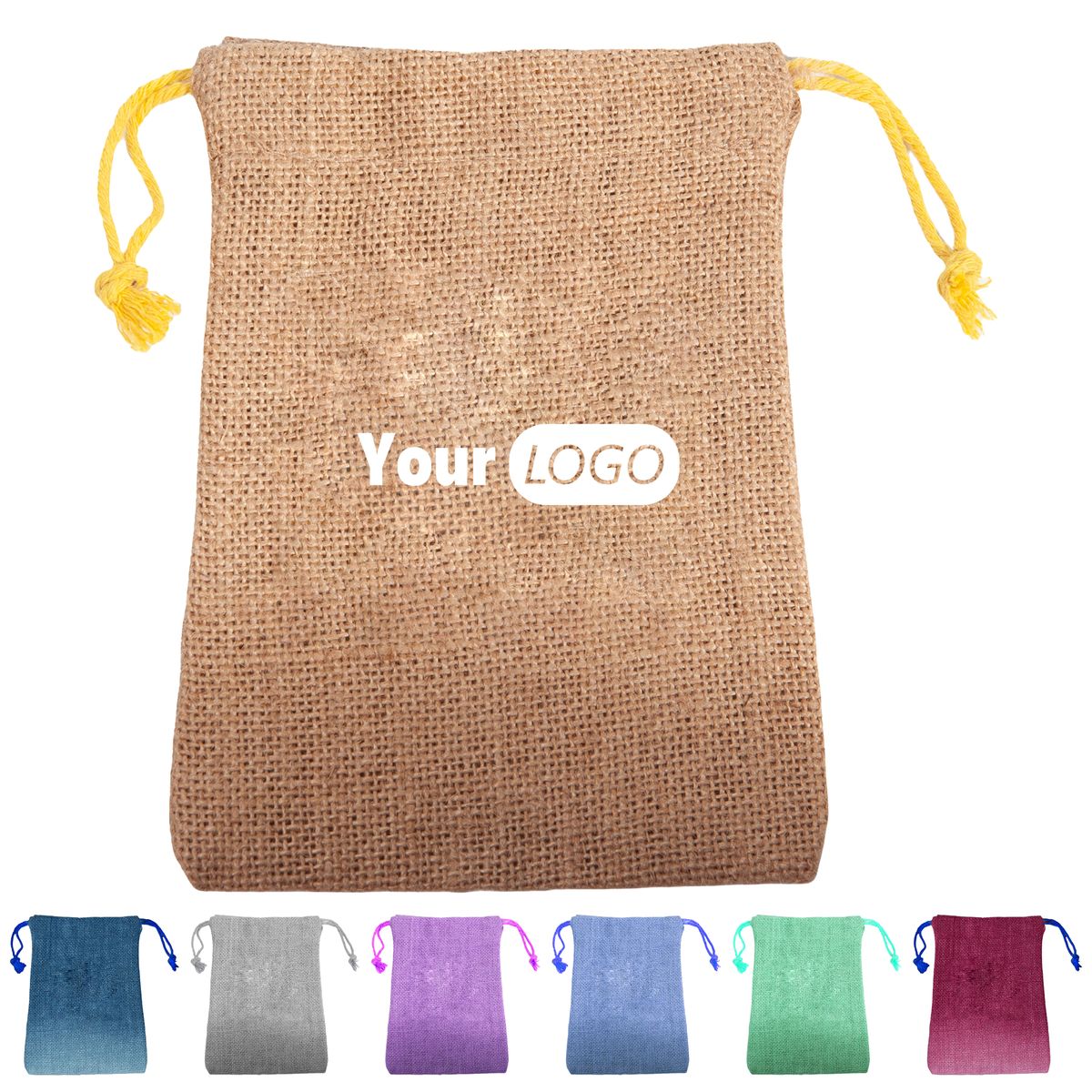 Canvas Reusable Drawstring Bag For Versatile Use