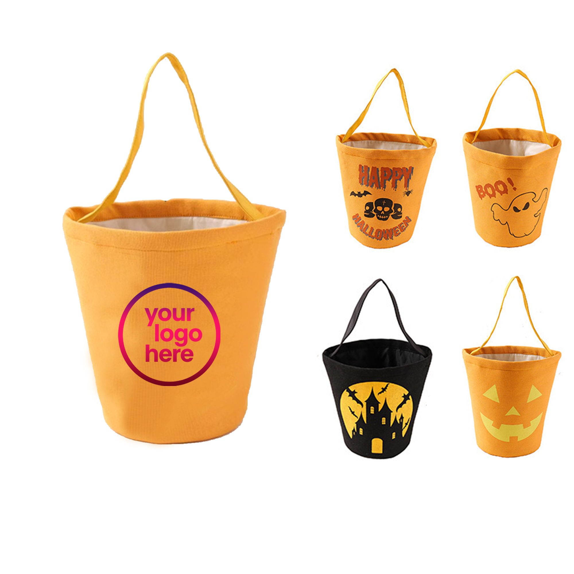 MOQ:50pcs Personalized Halloween Treat Bag 4