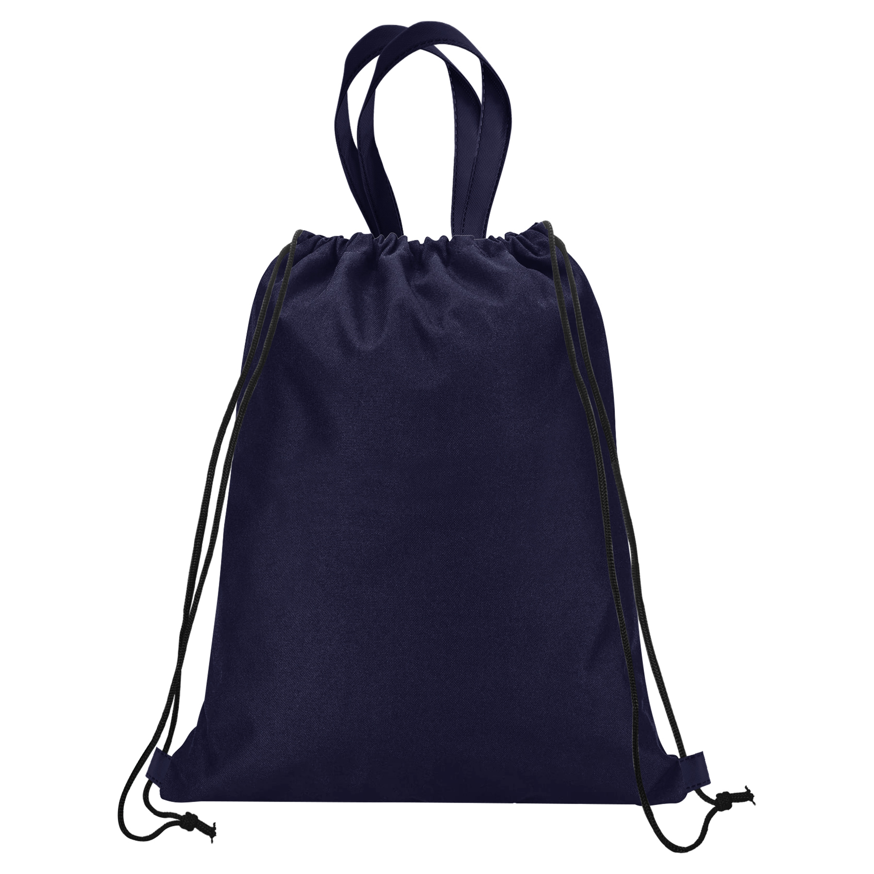 15'' x 11 4/5'' Non Woven Drawstring Backpacks With Carry Handle 13