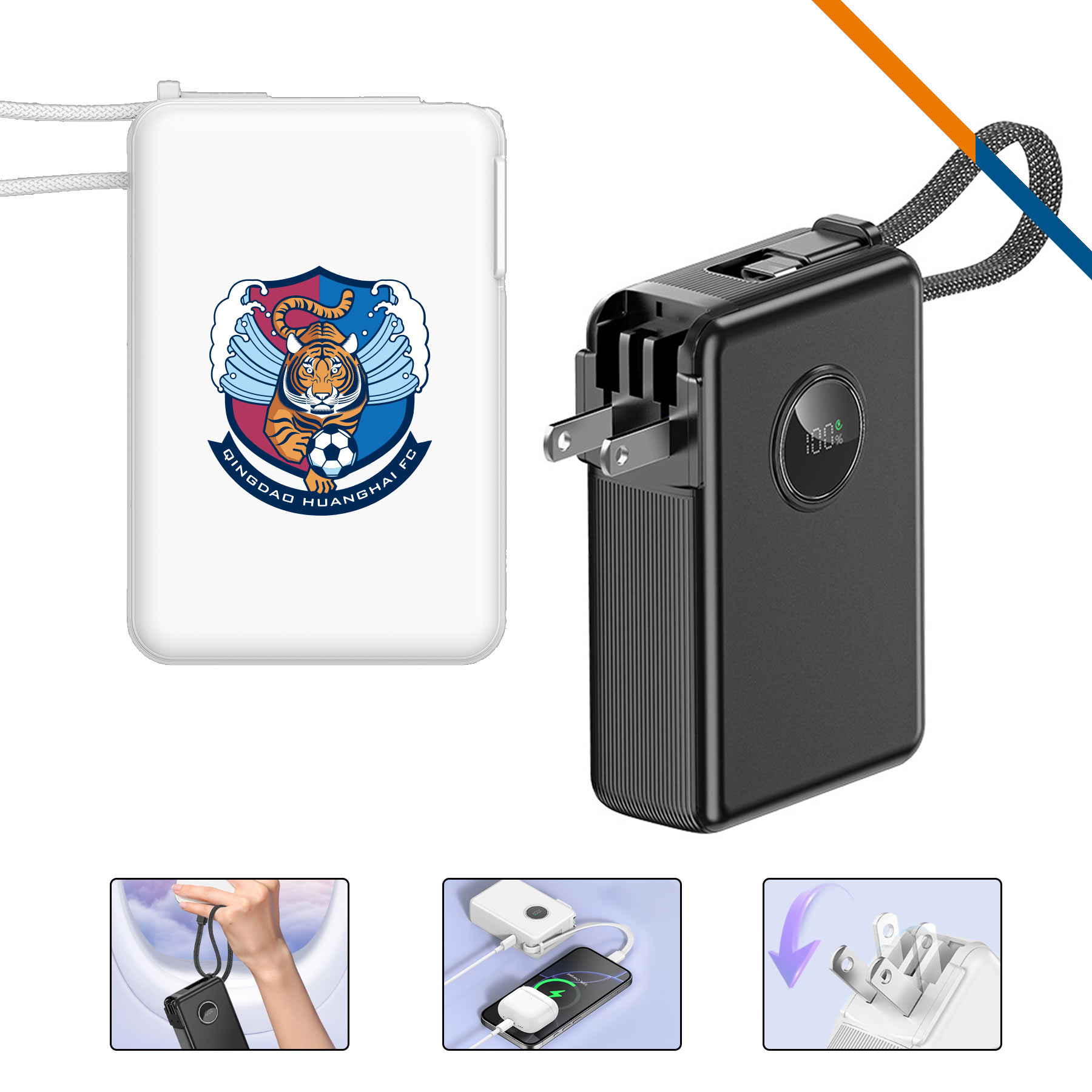 VoltPact Wall Plug Power Bank - 10000mAh