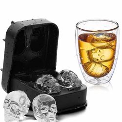 Skeleton Silicone Mold Ice Cube
