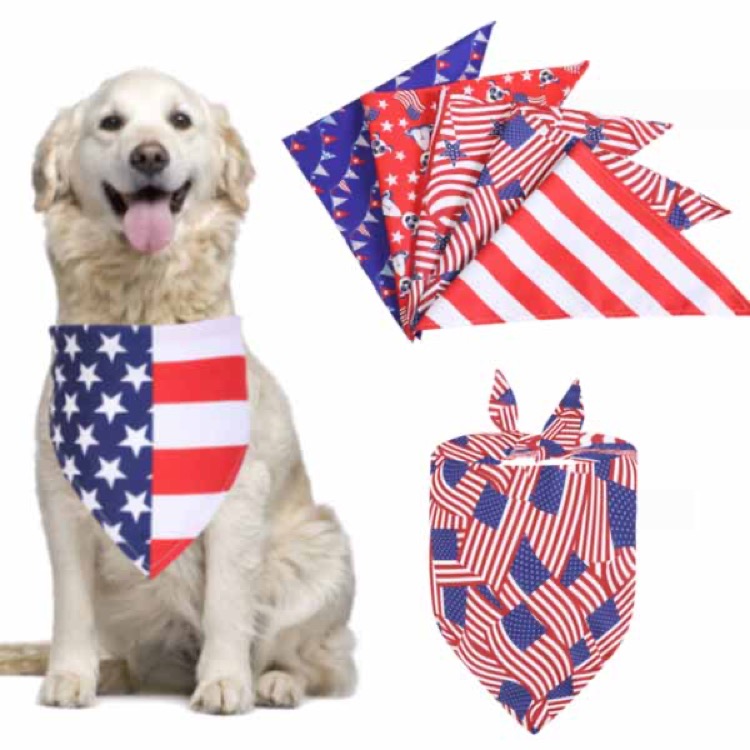 Dog Bandana Square Cat Scarfs Puppy Accessories Aring Pet