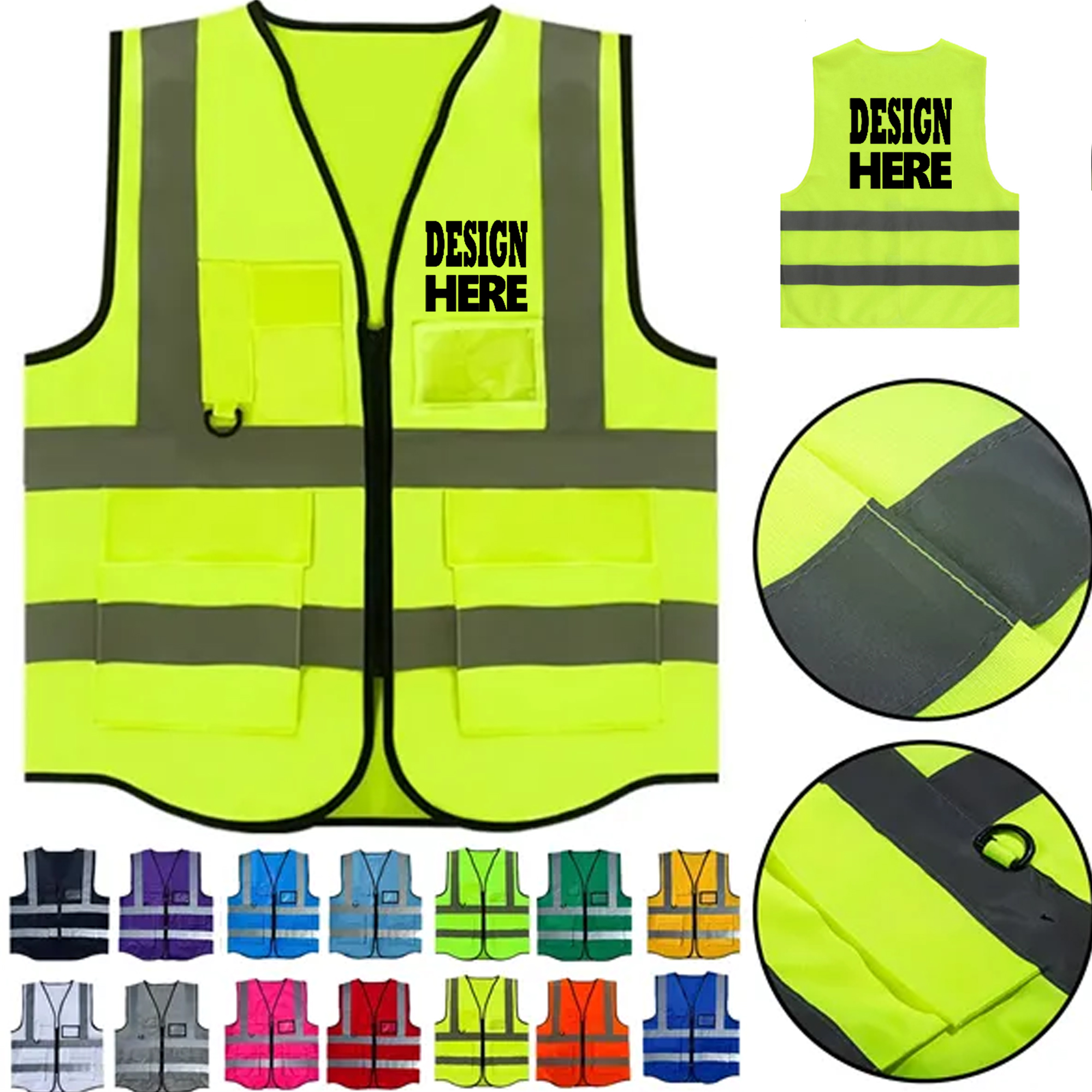 High Visibility Reflective Safety Vest for Work 5