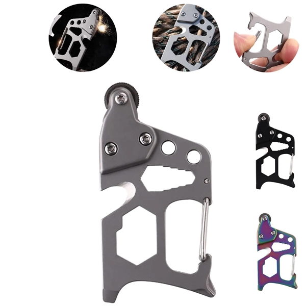 8 In 1 Multitool Tool Keychain Stainless Steel for trade show giveaways