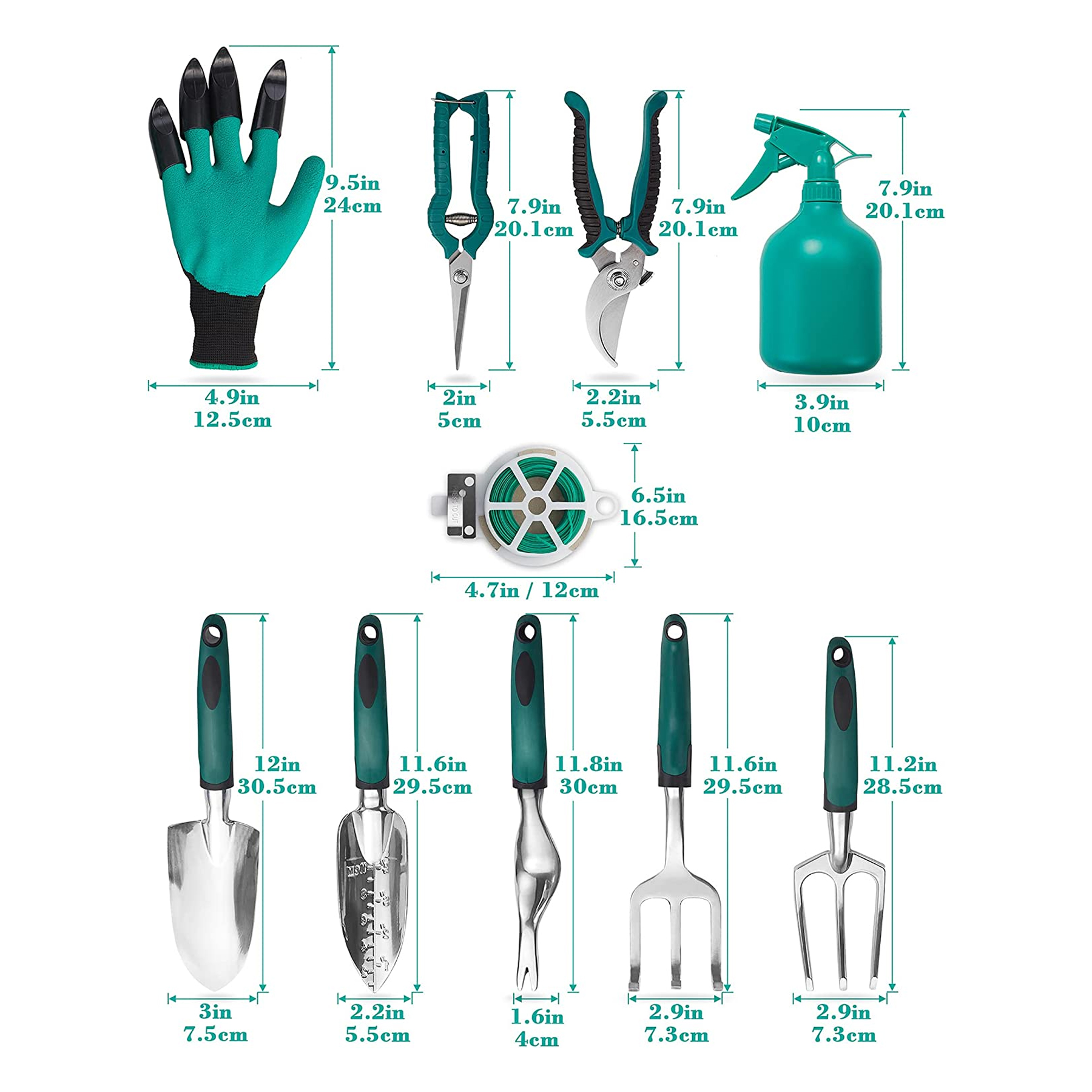 Garden Tool Set - 11 Piece 7
