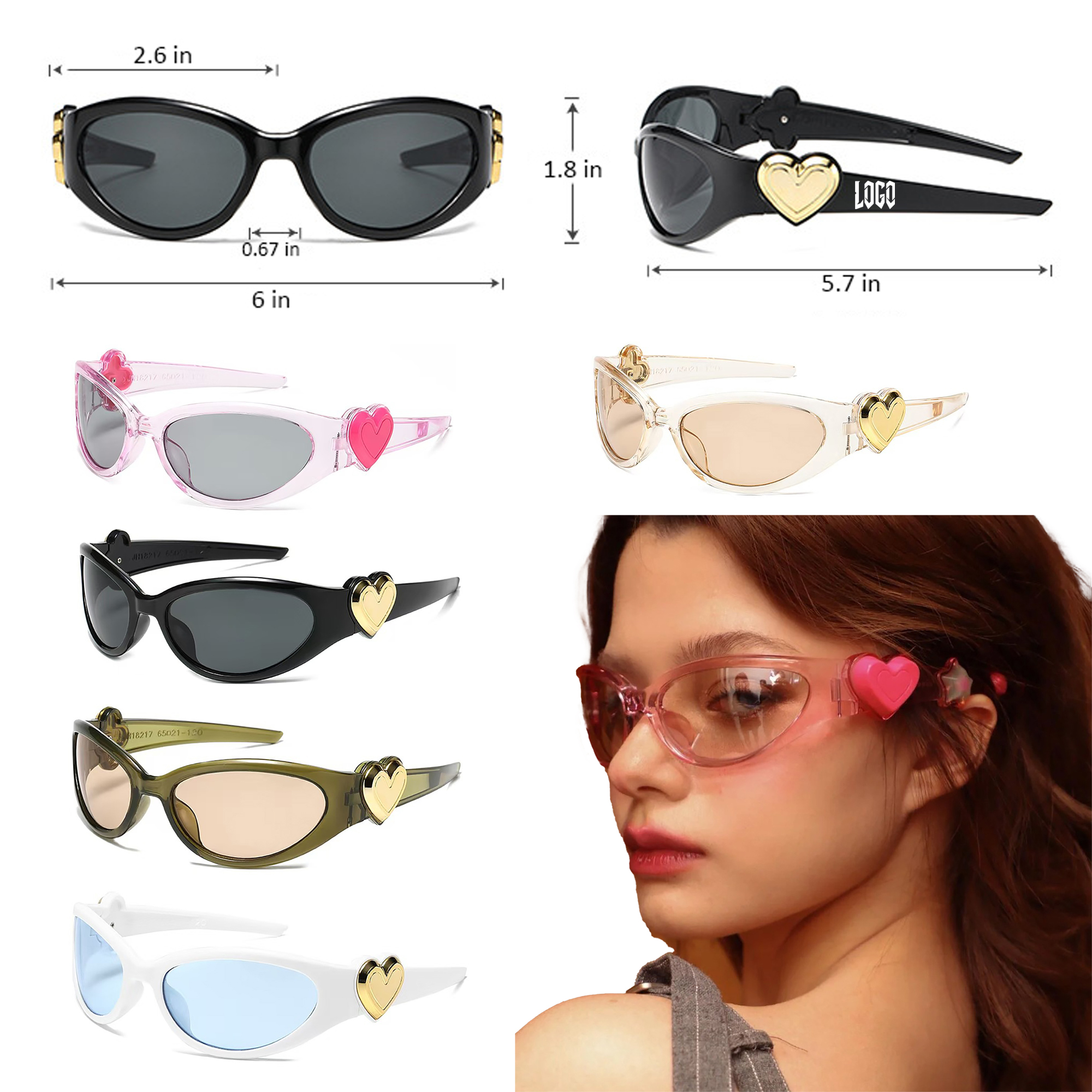 Heart sunglasses