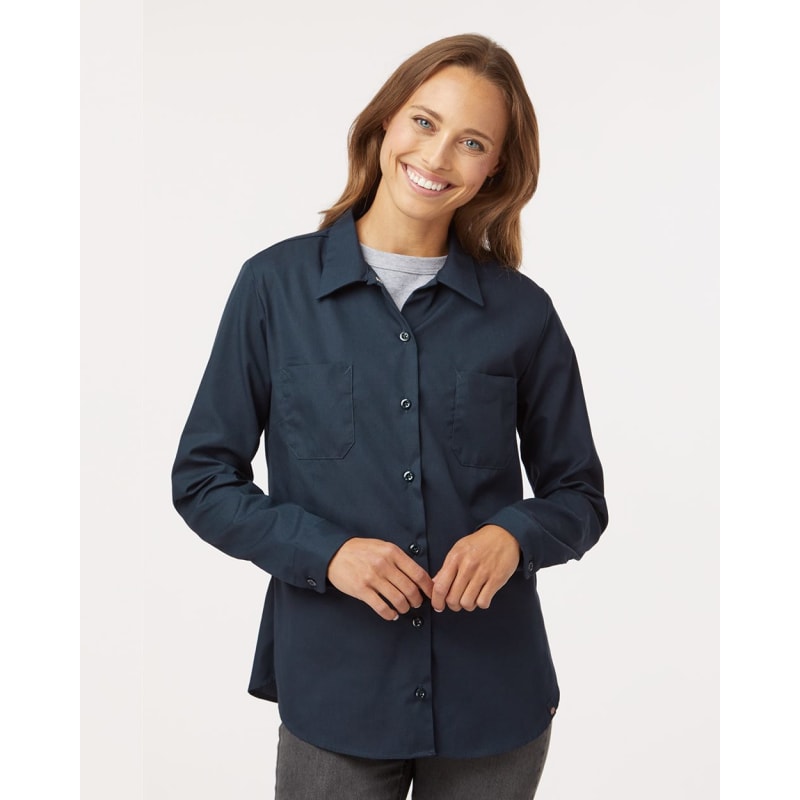 Dickies Women's Long Sleeve Industrial Work Shirt - L5350