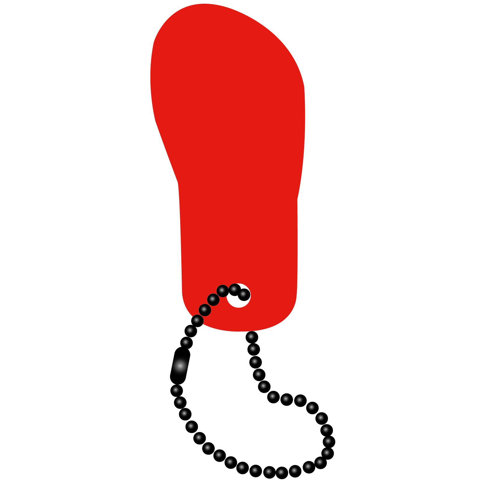Flip Flop Key Tag 37