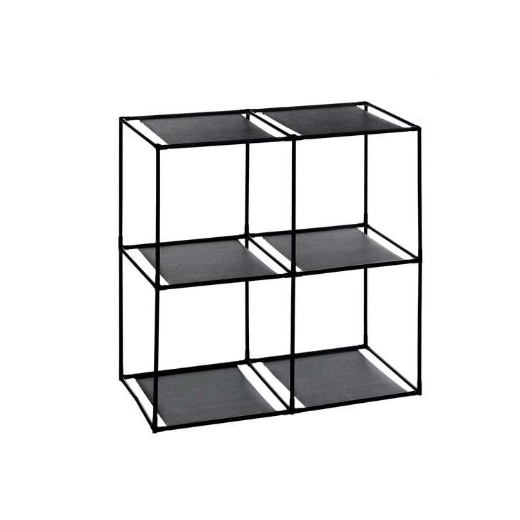 Cube Storage Organizing Shelves - Black 3