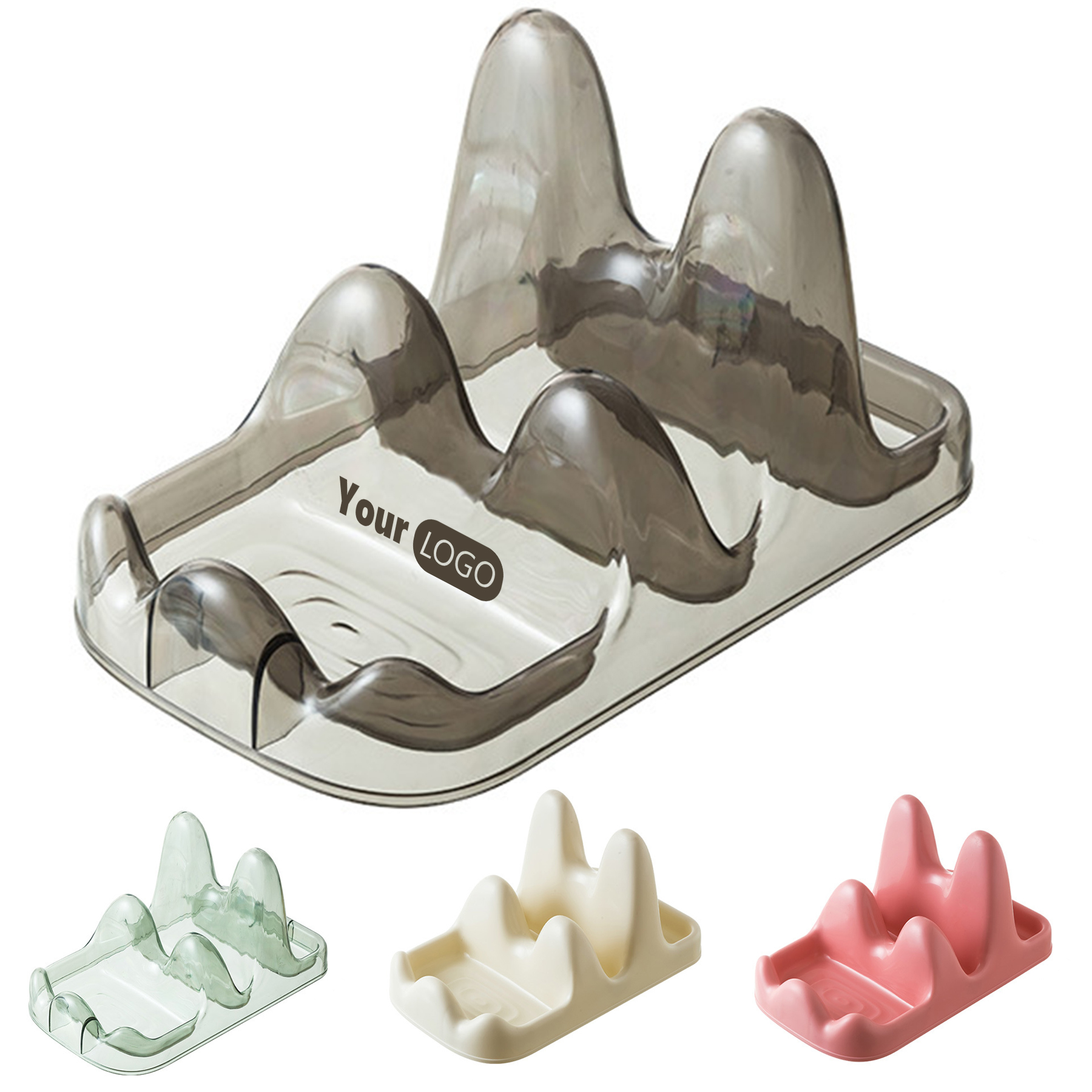 Plastic Household Kitchen Multifunctional Pot Cover Rack 3