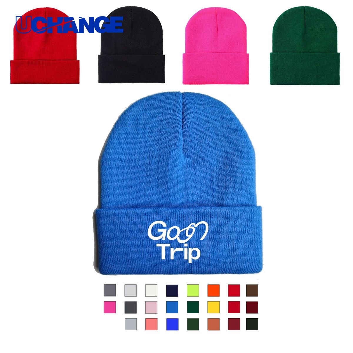 Solid Color Knitted Beanie