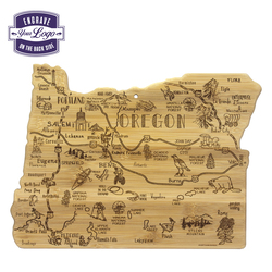 Totally Bamboo State Shaped Serving and Cutting Board - Thumbnail 4
