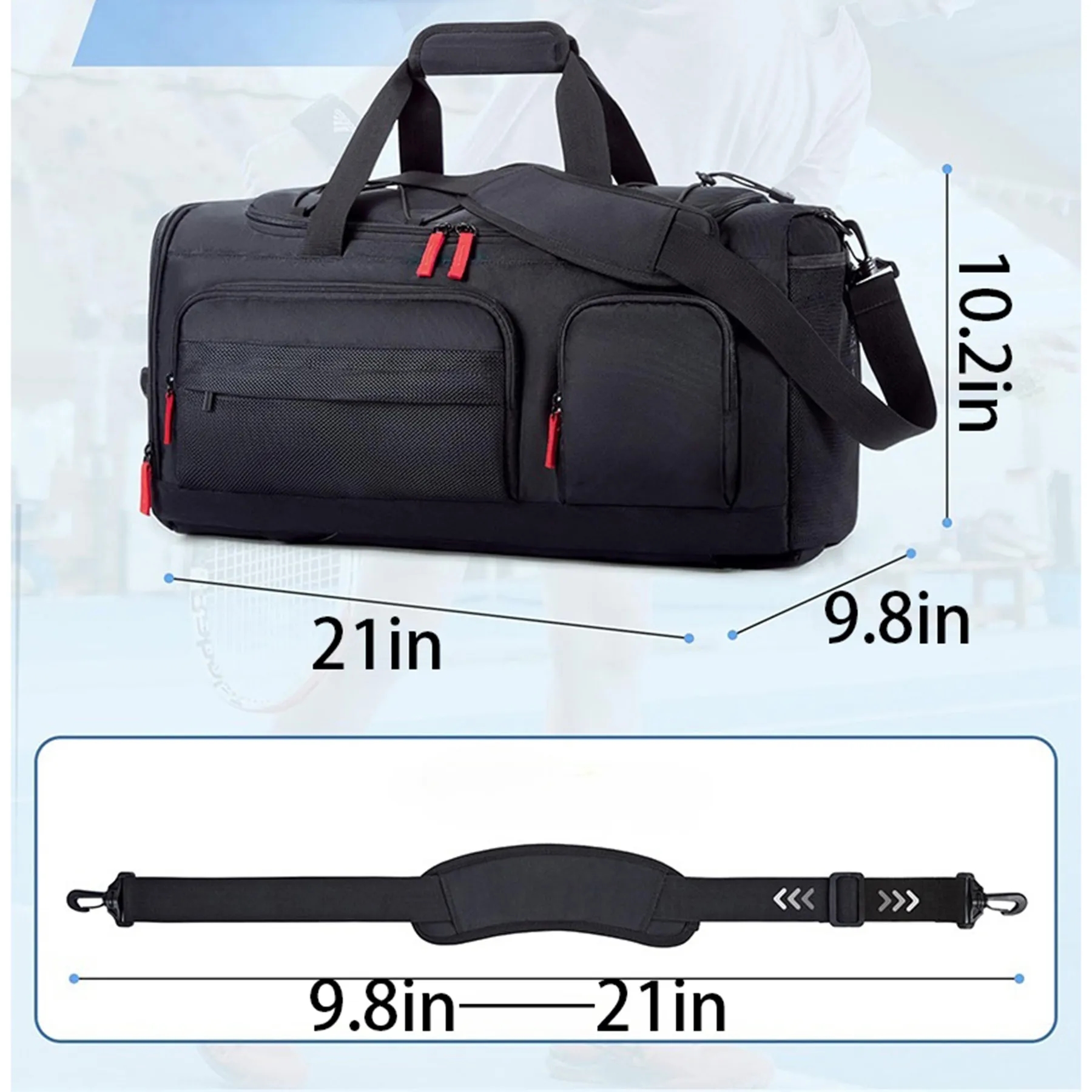 35L Sports Travel Duffel Bag 18