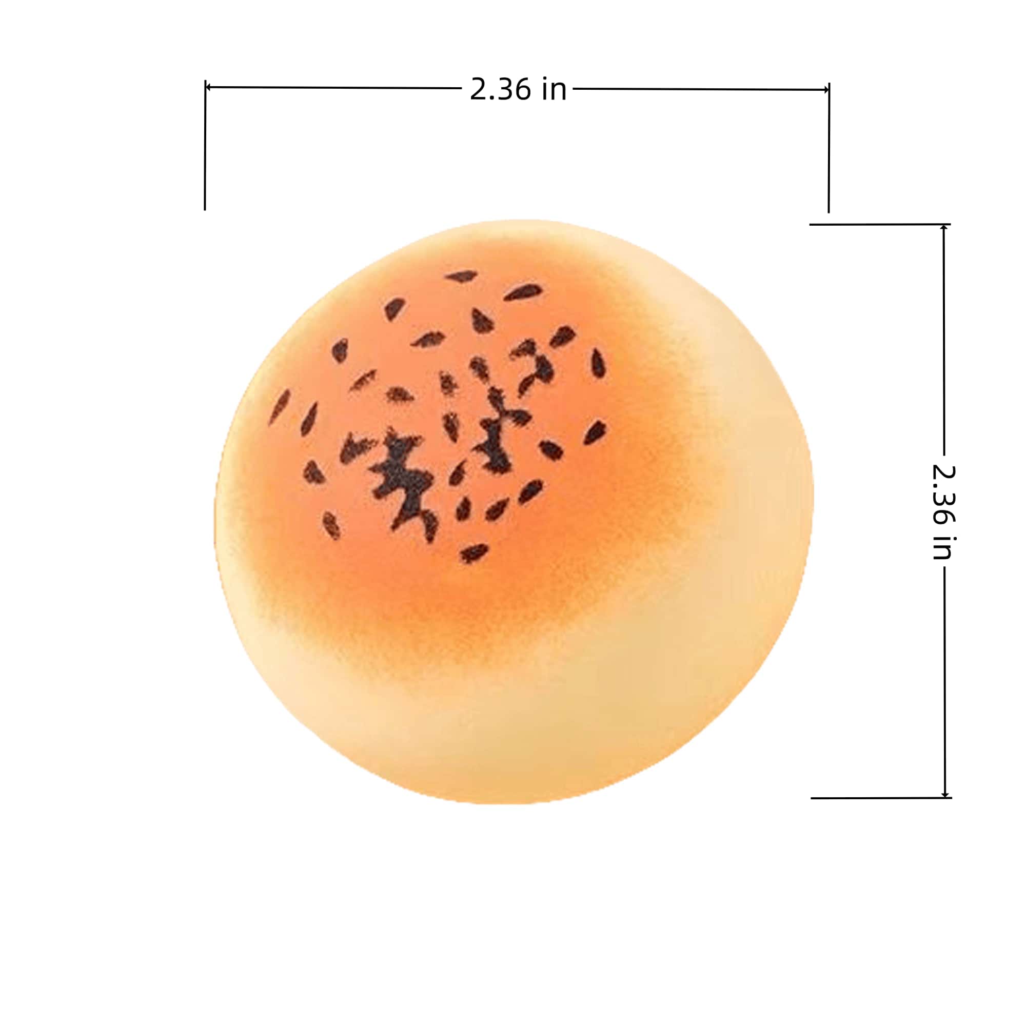 Simulation Food Bread Stress Relief Squeeze Toy 17