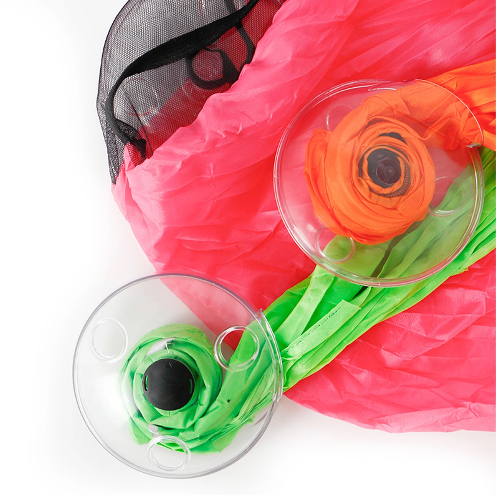 Keychain Reusable Roll up Shopping Bag 11