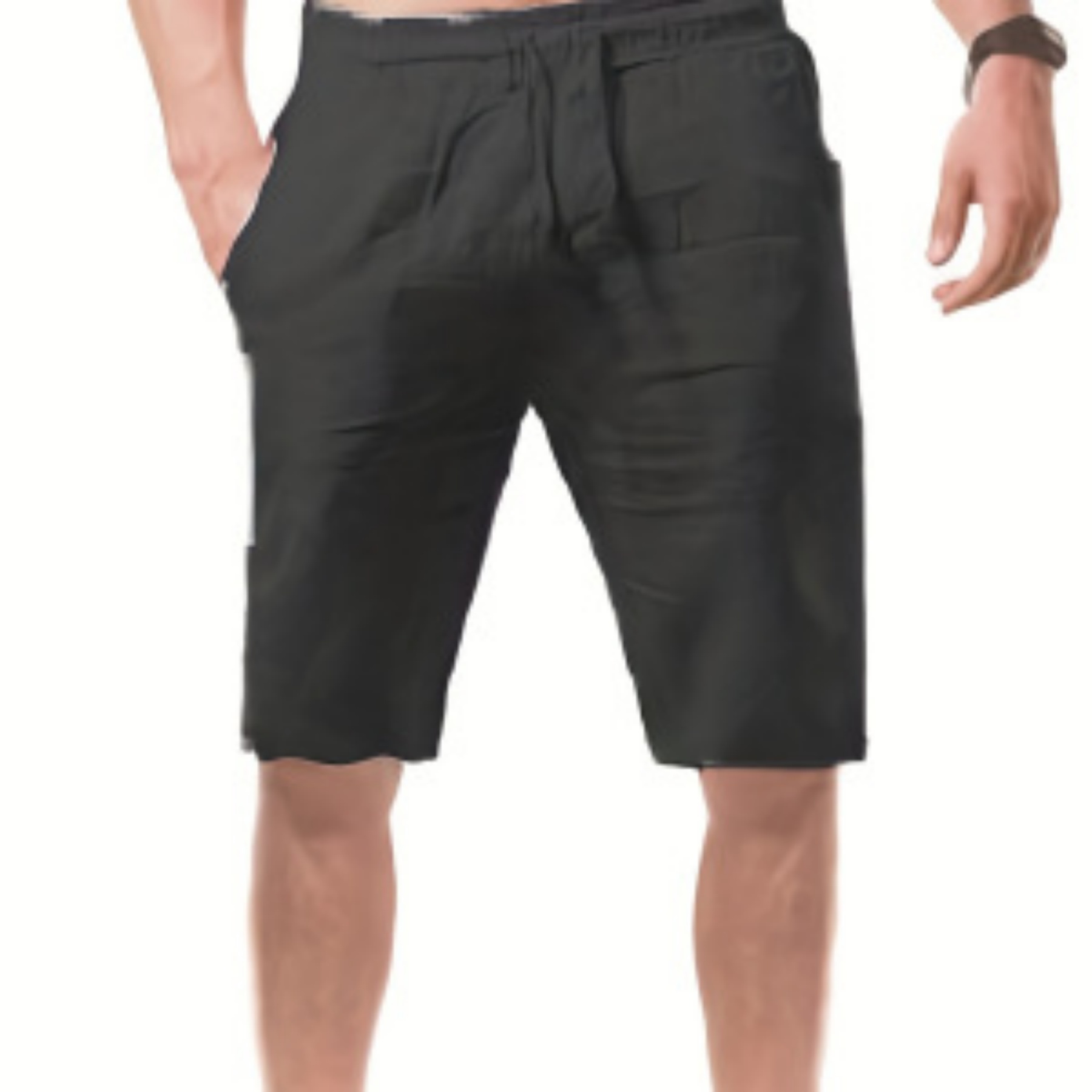 Men Linen Shorts 30
