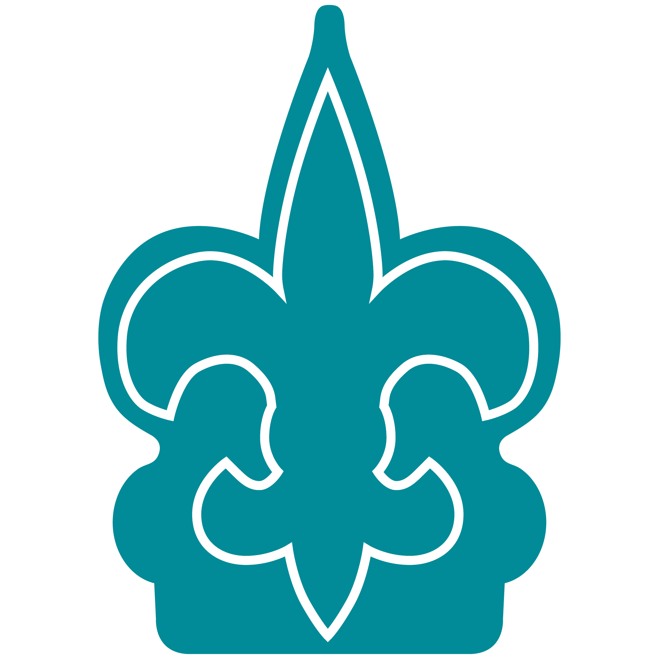 Fleur de Lys Mitt 64