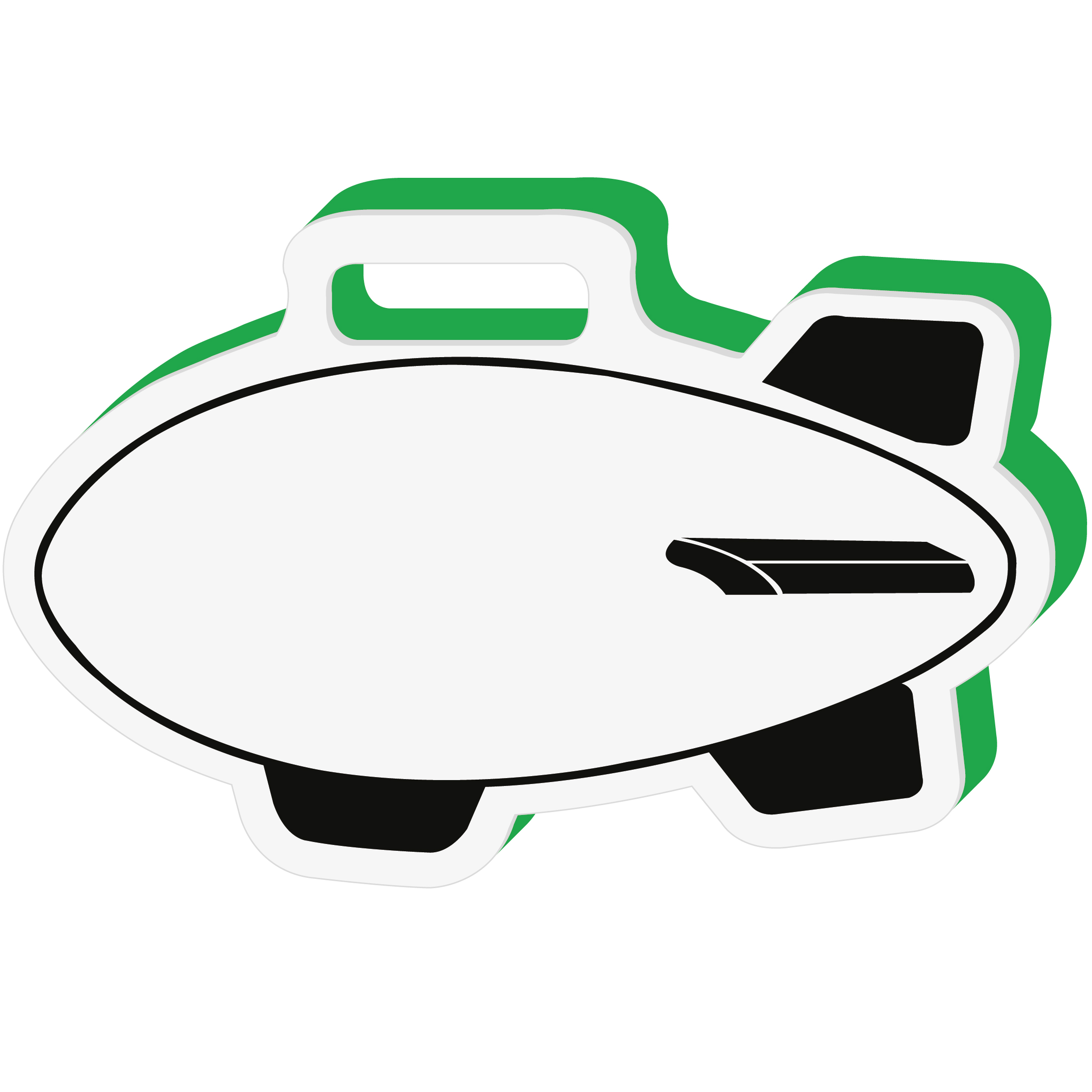 Dirigible Airship Sandwich Cushion 59