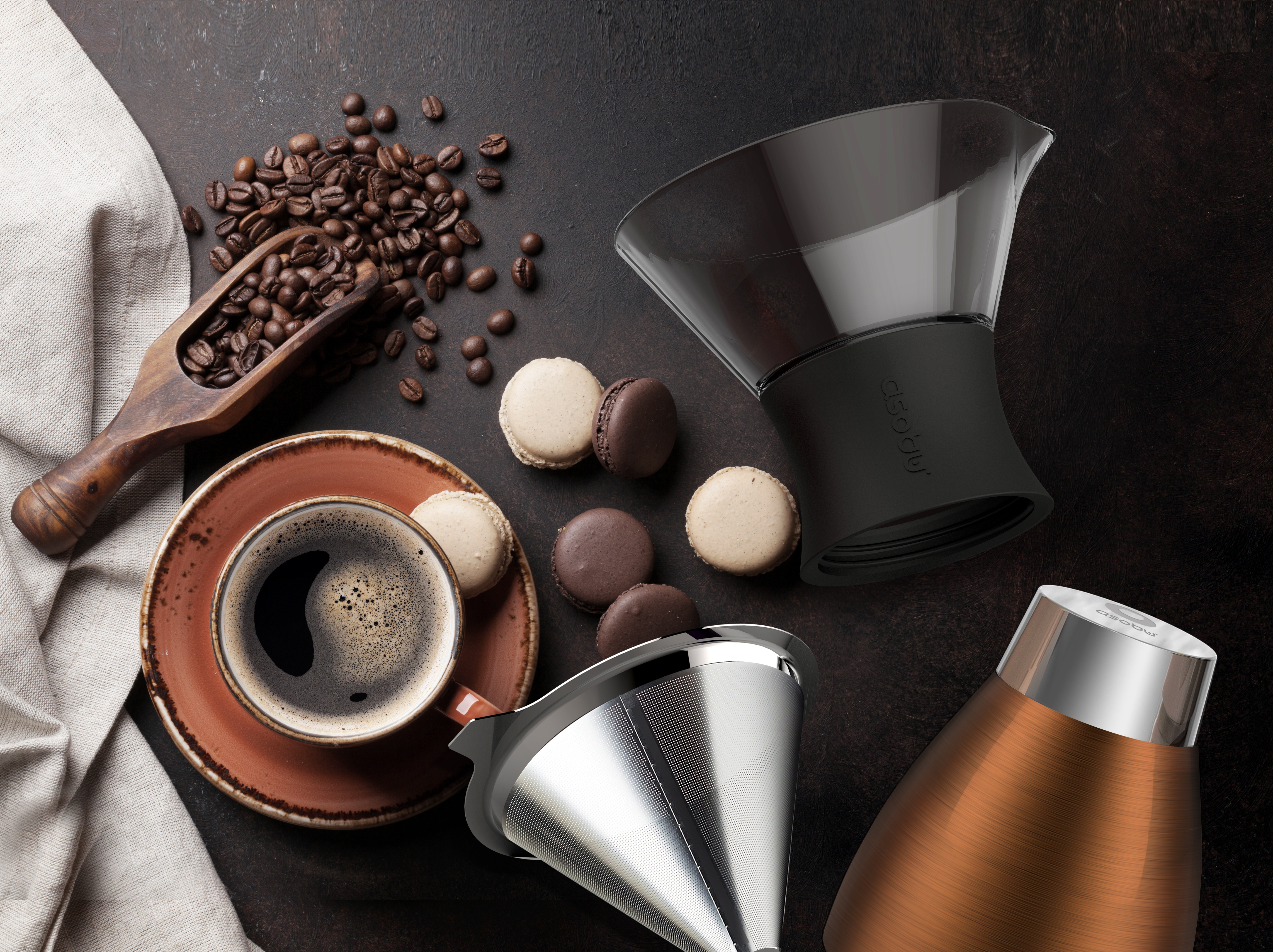 Asobu 40 Oz. Pourover Insulated Coffee Maker 43