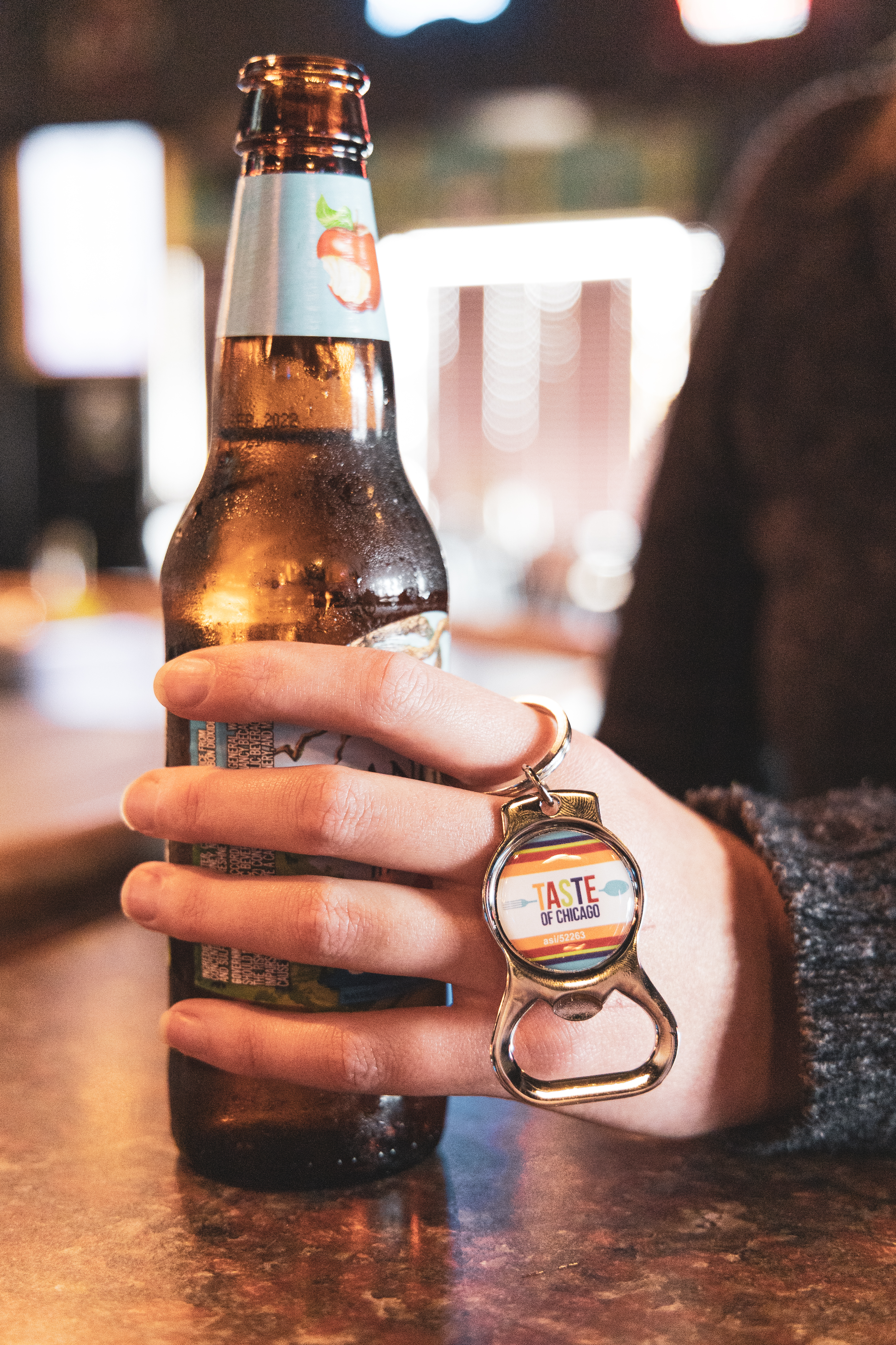 Keychain Bottle Opener - Full Color Dome 13