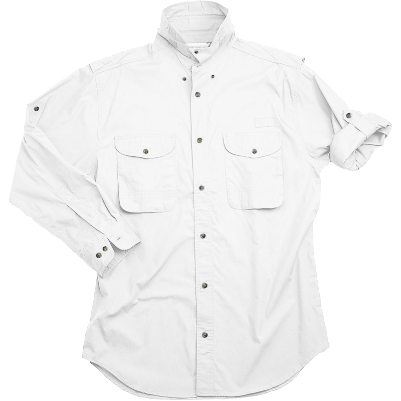 Cotton Poplin Fishing Shirt - Long Sleeve 17