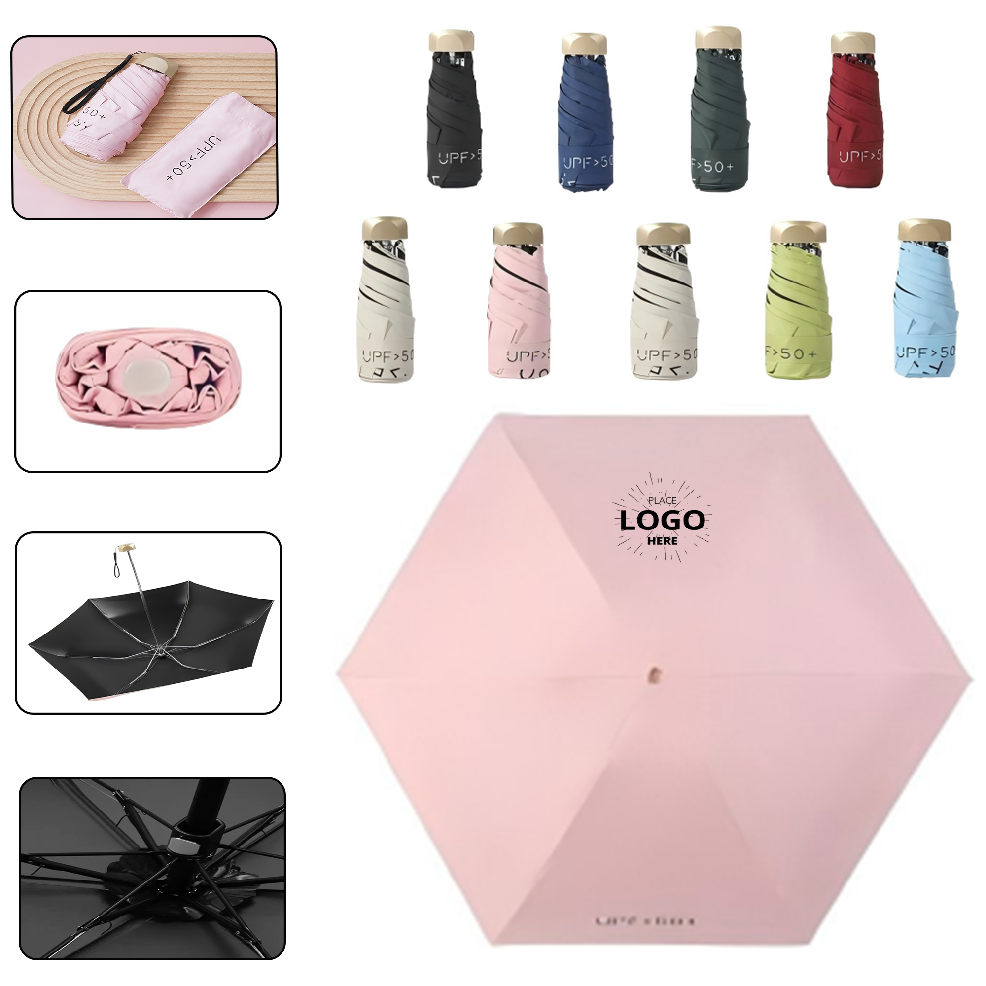 Pocket Compact Travel Parasol 2