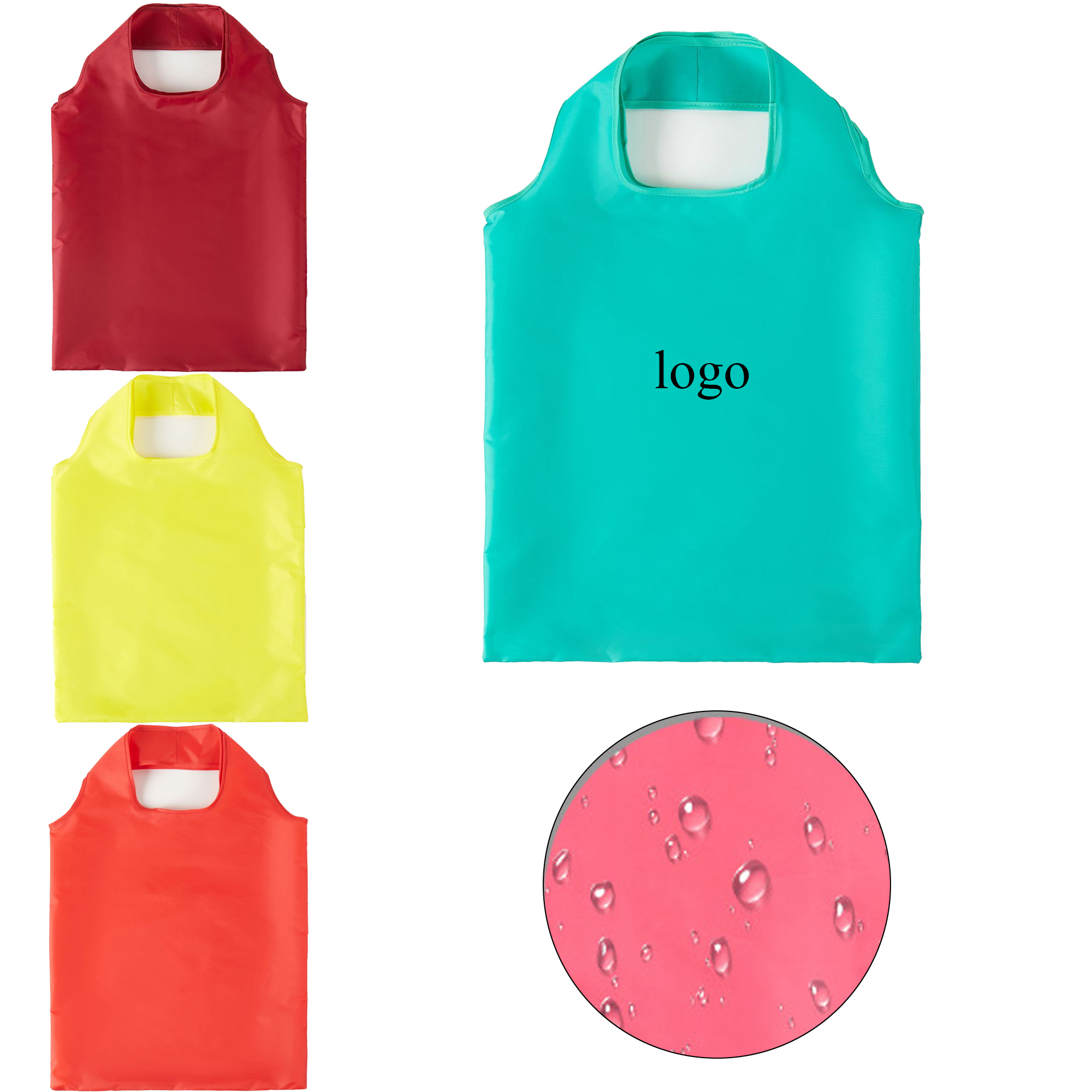 Reusable Polyester Grocery Carry Tote Bag 2