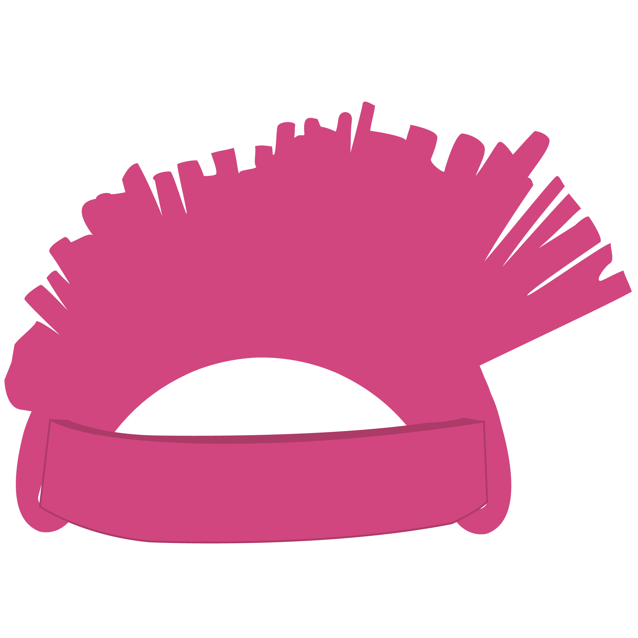 Foam Mohawk Hat 57